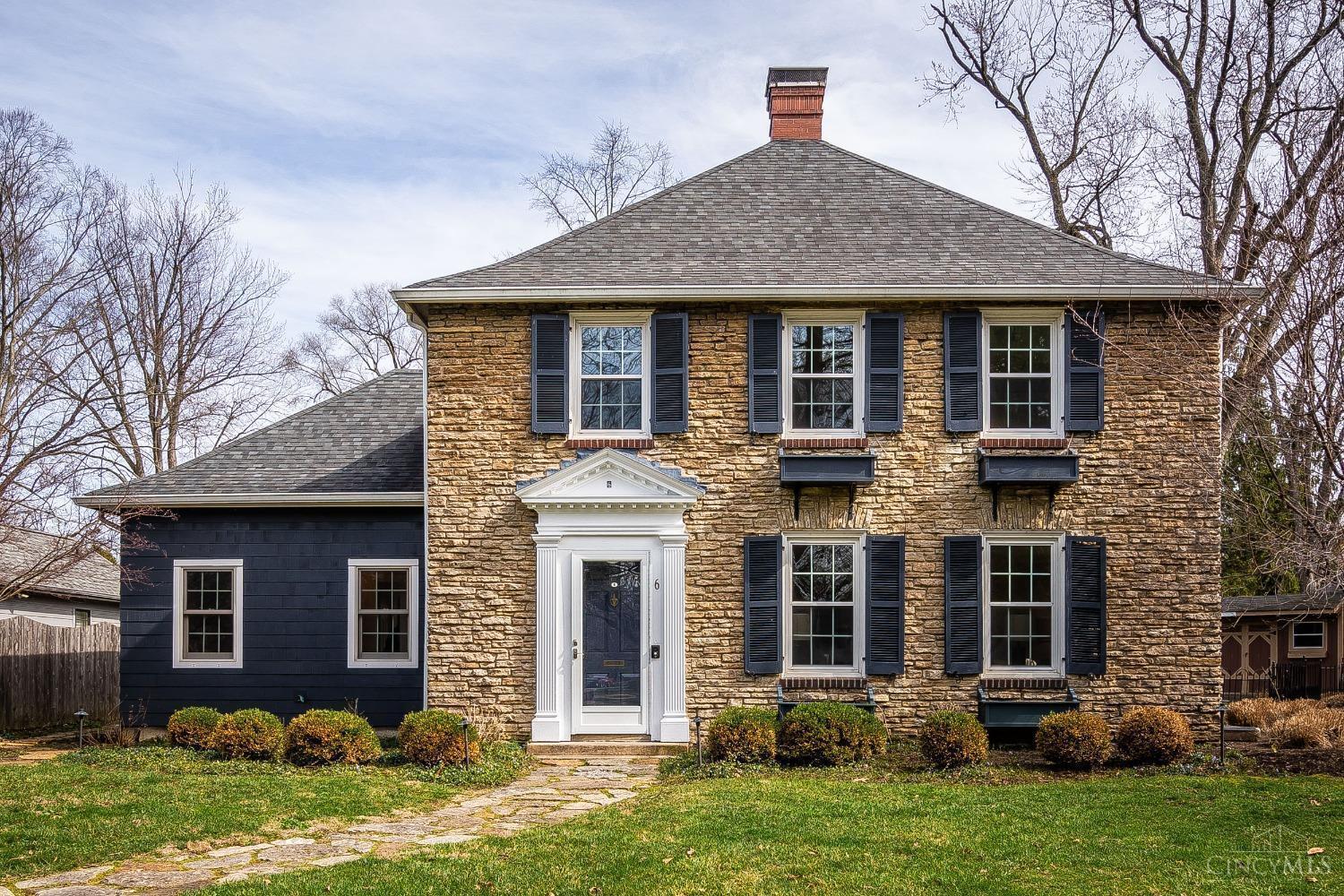 Beautiful historical home on one of the most desirable streets in Mariemont! Much bigger than it looks! Over 3200 sq ft of finished space, Updated kitchen walks out to HUGE(.32 acre)fenced backyard and paver patio.4 bedrooms on the 2nd floor,Amazing finished LL with 2 additional bedrooms, egress windows, rec room and full bath. First floor study and laundry, Above ground sq ft is 2140,LL is 1120 per appraisal. Potential for large addition due to lot size.Steps to Dogwood Park, school and square