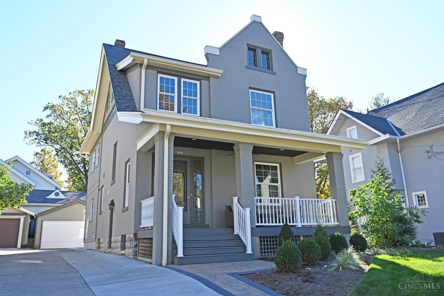 Stunning 4 br 3.5 bath home on sought after Ritchie Ave in Hyde Park - Completely open first floor layout, loaded with high-end finishes while still maintaining its historic charm - Beautiful primary suite with vaulted ceiling, attached bath, walk-in closet & lots of natural light - Property was fully renovated in 2021 & is TAX ABATED through 2032 - 2nd floor laundry - Home office / Gym on 2nd floor is also a bedroom if that's preferred - Perfect property for entertaining - Private back patio with low maintenance yard - 2 car garage - Just a short,  treelined walk from Hyde Park Square!