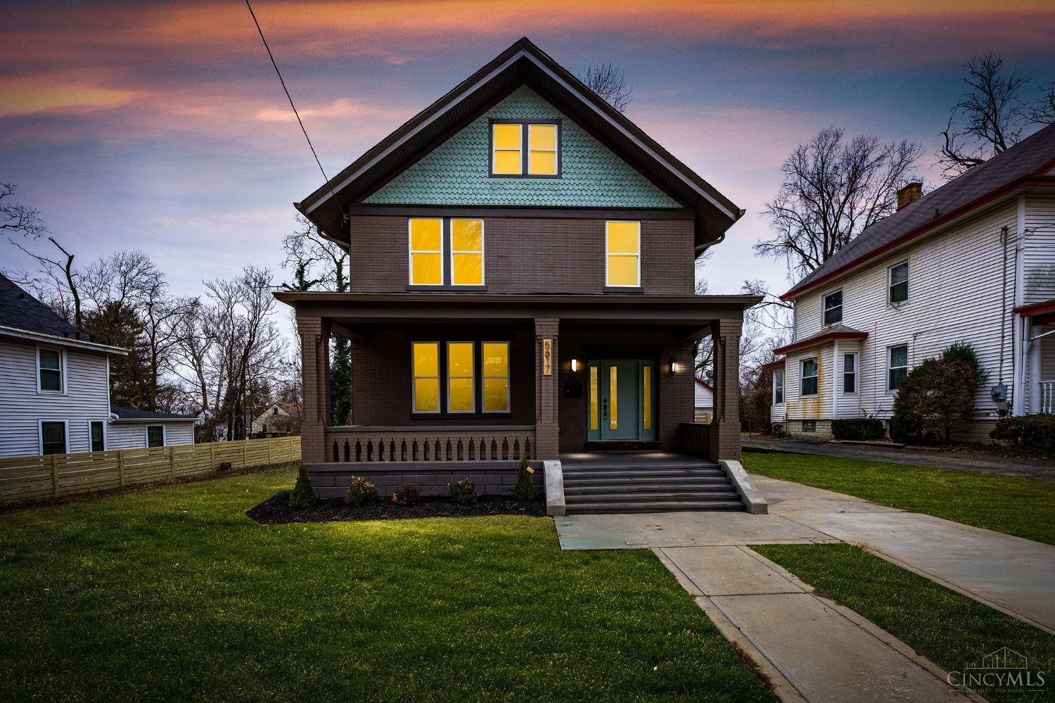 This is Quite Possibly THE Premier Home in Madisonville! Urban Modern Meticulously Crafted everything in this 2025 Full Home Transformation - from the Thoughtful Layout to the Custom Finishes & Designer Bathrooms. Entering from the Covered Front Porch, you'll be Instantly Drawn to the Open Layout, Wood Floors, & Exposed Brick. The Kitchen Shines with Stylish Green Cabinetry/Backsplash, Timeless Quartz Countertops, an Eat-In Island, Massive Walk-In Pantry, & Brushed Gold Fixtures. 1st Floor Bedroom/Office Flex, Full Bathroom, Laundry, & Mud Room with Open Storage. 2nd Floor Primary En-Suite with Adjoining Bathroom & Walk-In Closet PLUS Additional Laundry. Bonus: A Large 3rd Floor Rec Room & 5th Bedroom/Office Flex. Exiting the Back Door, you'll Love Overlooking the Expansive, Fenced Yard from your New Deck. All Work was Fully Permitted, Inspected, & a 12-Year Tax Abatement has been Applied For - Set to Save the Next Owners Thousands of $$/Year in Expenses. Virtual 3D Tour is Attached!