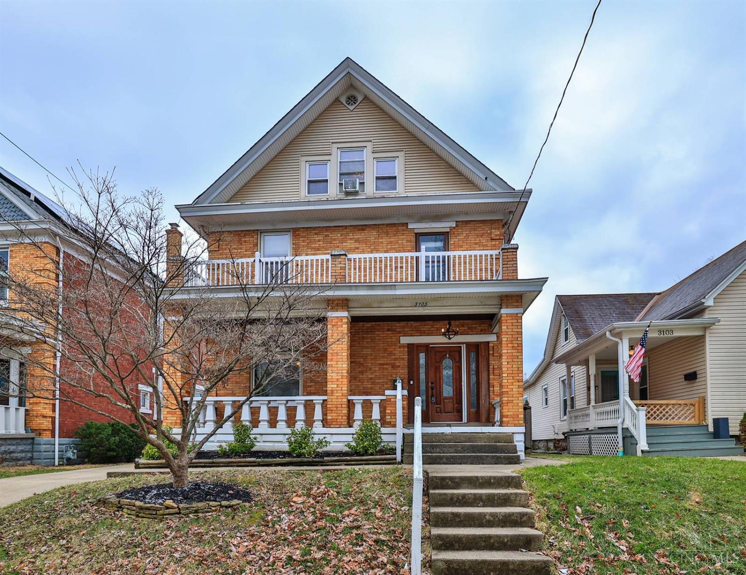 Modern updates & traditional features make this a perfect Oakley home. Hardwood floors, leaded transom windows, & custom built-ins are some of this home's special touches. Lovely LR with built-ins & the DR features a fireplace. A modern kitchen has tons of cabinets along with SS appliances. The peaceful primary BR has a luxury bath & a gorgeous closet "room". W/D on the 2nd floor. A detached 2-car garage & shed are useful for storage. Paver-stone patio with nearby electric connection is perfect for outside living. Sit on the front porch & enjoy life! Minutes to Oakley Square. All offers open for 48 hours. Buyer may accept contract at any time. Quick closing preferred.