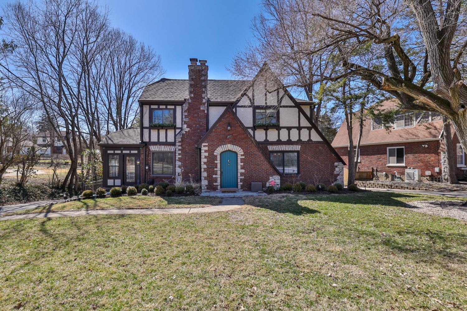 Gorgeous Tudor charm meets modern updates in this stunning home, just a short walk from the heart of downtown Pleasant Ridge! With over 2,000 sq. ft. of thoughtfully designed living space, this home features a rare first-floor bedroom with a full bath, an updated kitchen, and beautiful hardwood floors. The private, fully fenced yard is beautifully landscaped, and the dedicated home office boasts its own gated entrance offering both convenience and privacy. A true gem in a vibrant community.