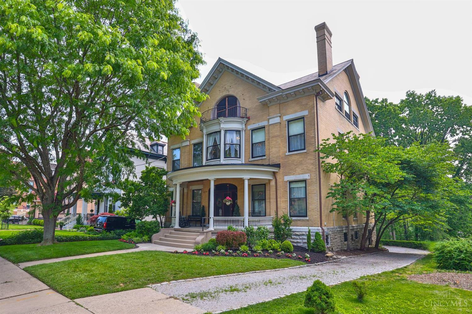 This East Walnut Hills gem has rich architectural detail & a priceless first-floor interior. Impeccably preserved & thoughtfully updated. Electrical & plumbing systems modernized (no knob & tube!). The meticulously maintained slate roof has new flashing, gutters, & pipes-2024. The front porch's standing seam metal roof was replaced-2024. The garage roof deck system was reconstructed-2025. Comfort reigns w/2 high-efficiency HVAC systems complemented by a newer boiler & 16 radiators-2018. So many more updates! A statement home for those who appreciate legacy, luxury, & livability.