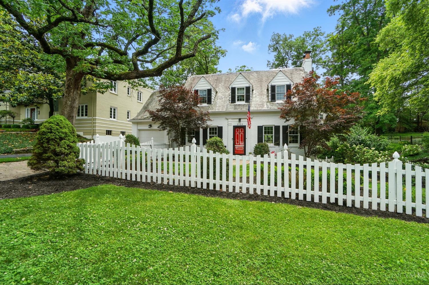 Classic landmark colonial on prized lane & offers rare 1st floor family room plus granite/ stainless equipped eat-in kitchen with counter bar & breakfast room/ 2 WB fireplaces/peaceful deck/ primary ensuite bath & walk-in closet/ new lower level rec room/ great rear yard/ over 2200 sqft/bookcases/Pella windows/ Picket fence!