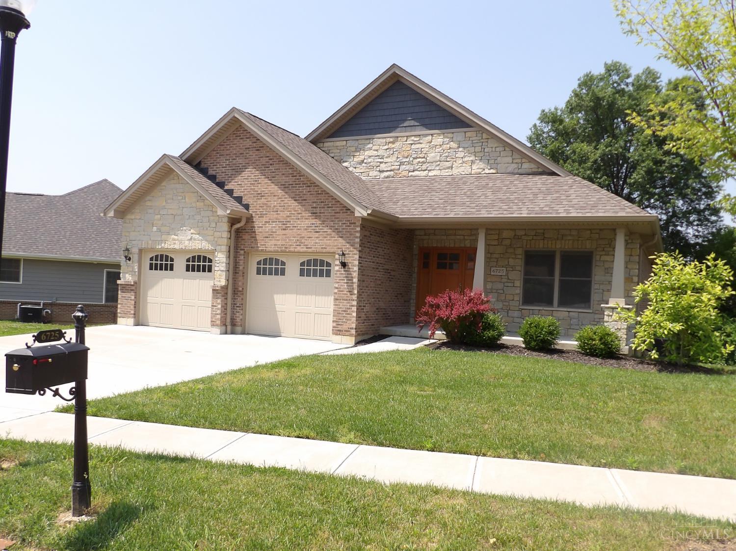 Impressive Winding Walks Community 3 bedroom, 3 full bath Ranch 2 car garage. No steps living plus full basement. Open floor plan gourmet kitchen with granite counter tops, stainless steel appliances, wood cabinets, hardwood floors, dining area with walk out to covered balcony. Gas fireplace, recess lighting. 1st level mast bedroom adjoining bath with granite. Finished large lover level huge family room with wet bar + bedrooms & full bath. Tons of storage, utility room. Great opportunity to make this your new home and community. 15 year tax abatement leed silver through 2036 current annual taxes only 3686.52