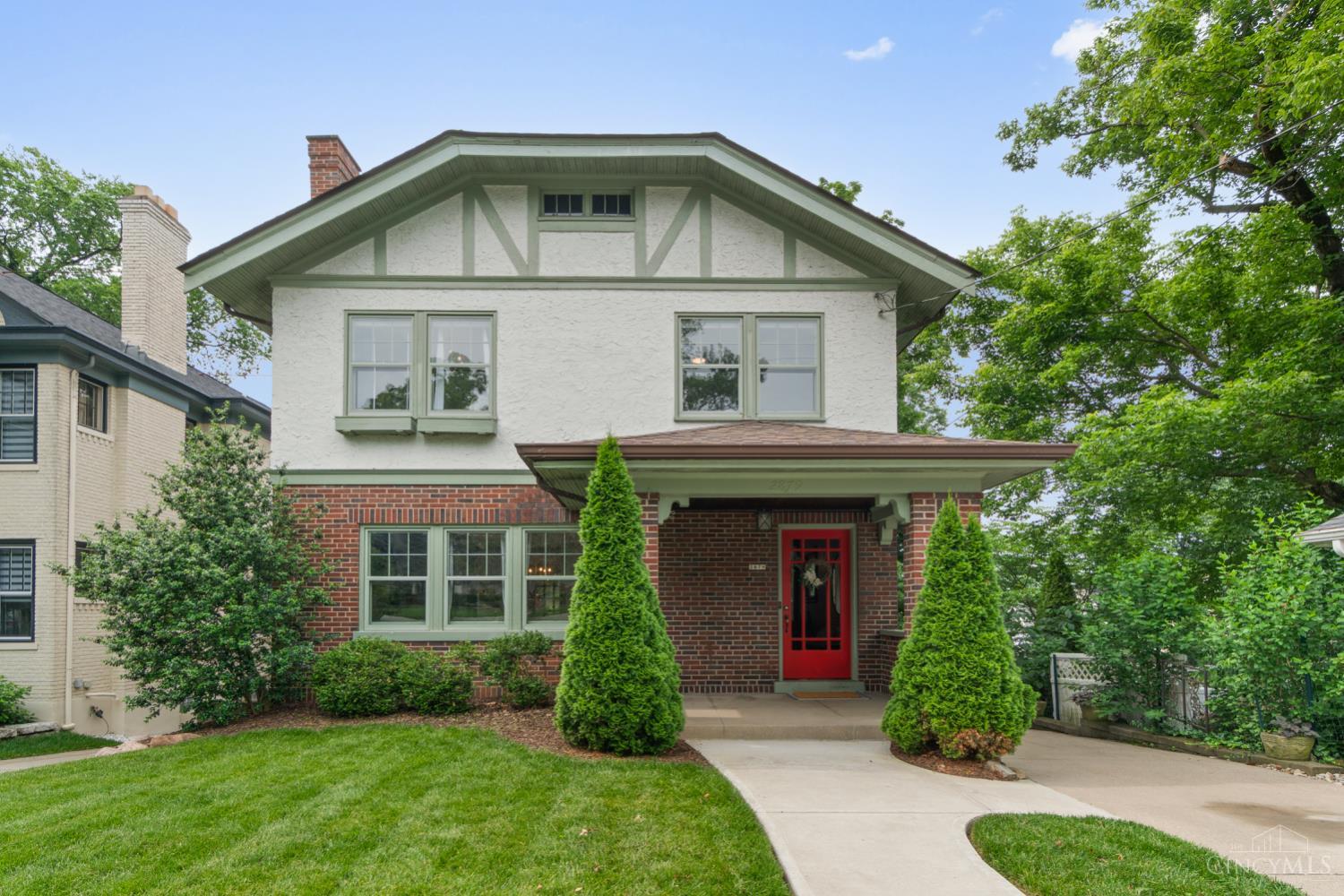 Charming Hyde Park home just moments from the Square! This beautifully updated gem features refinished hardwood floors, original woodwork, and a stunning renovated kitchen with quartz counters and modern lighting. Enjoy the renovated full bath, 2024 roof, and 2023 garage door. Relax on the covered back patio overlooking a private, fenced backyard. Bedrooms include added ceiling fans. Waterproofed basement (with warranty) includes a finished office space. Nestled on a quiet streetdon't miss this rare blend of character and updates in one of Cincinnati's most sought-after neighborhoods!