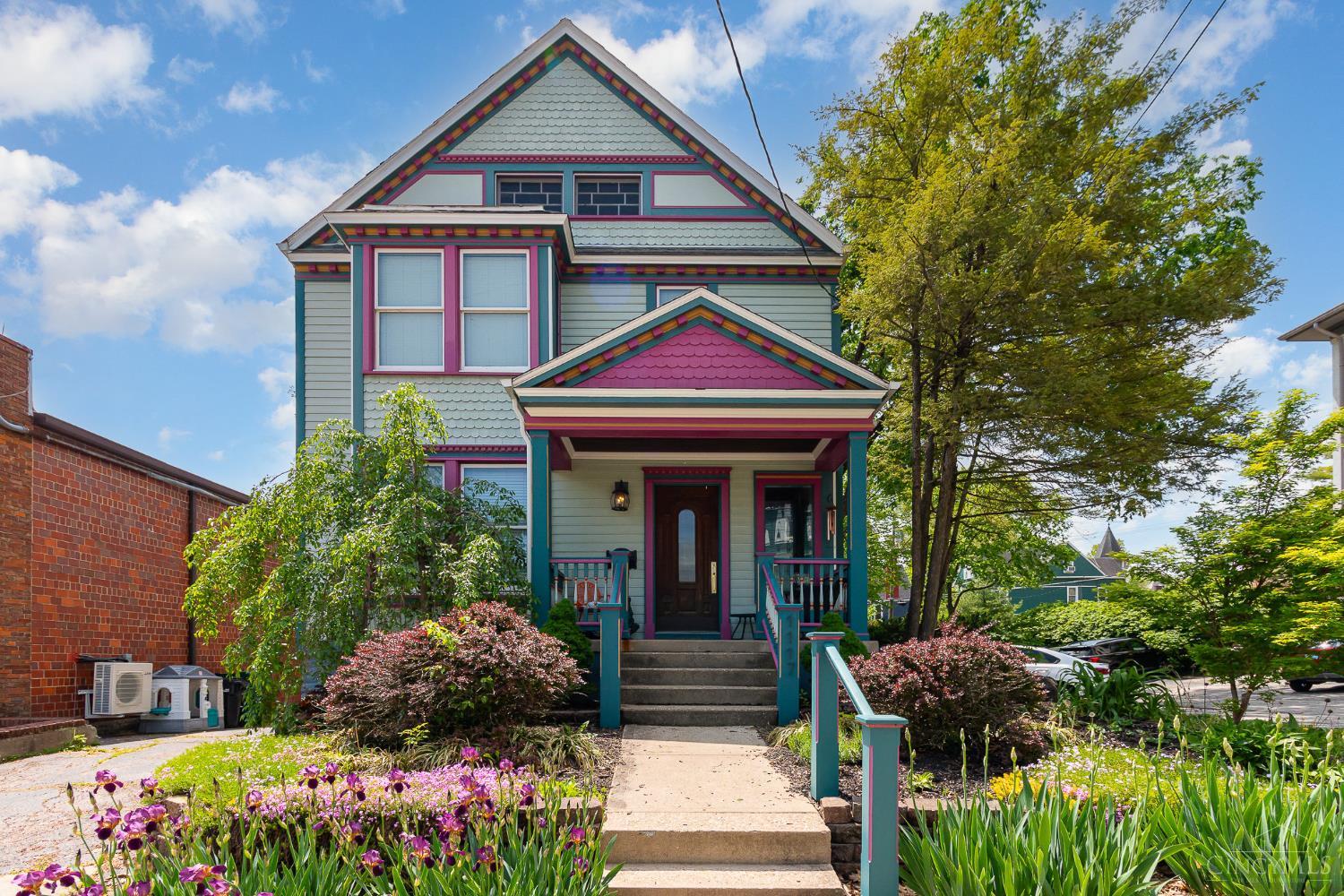 Welcome to this beautifully updated Painted Lady Victorian in Walnut Hills, where historic charm meets modern comfort. Just steps from Eden Park and Krohn Conservatory, this home is close to local shops, grocery, restaurants, and more, it's the perfect spot to enjoy the best of city living with an easy, relaxed vibe.    Inside, there's a brand-new HVAC, all-new landscaping with a privacy fence, and a welcoming outdoor hearth-style fireplace for gathering with friends. You'll also love the original details like pocket doors, sky-high ceilings, and elegant crown molding, plus a showstopping kitchen with wood cabinets, granite countertops, and stainless-steel appliances.    With its generous size and flexible layout, there's room for everything- extra bedrooms, work-from-home spaces, or big gatherings with family and friends. This is a place that truly adapts to your lifestyle.