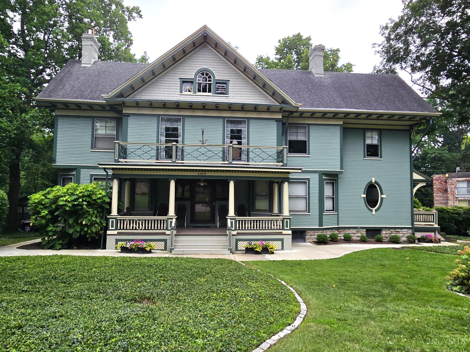 The Thomas Estate! Not remodeled, Not remudled. Lovingly Restored 3900 square feet 4 BD Victorian by owner of 52 years. Huge center hall w/graceful staircase connects Living room, dinning room,or to your own private Library. Eat in Kitchen with attached Butler's pantry & half bath.Walk out to side yard or to very private deck in back.Your choice of staircase to 2nd floor hallway that covers width of the house. Viewing window to nursery BD. 2nd floor laundry. 3rd floor BD plus huge 36 ft rec room, pool table included. Heated glass enclosed rear porch overlooks 305 ft deep lot.So much here to describe. Picture molding in every room on 2 floors.Multiple stain glass windows, swinging doors.You will love this restored historic home!