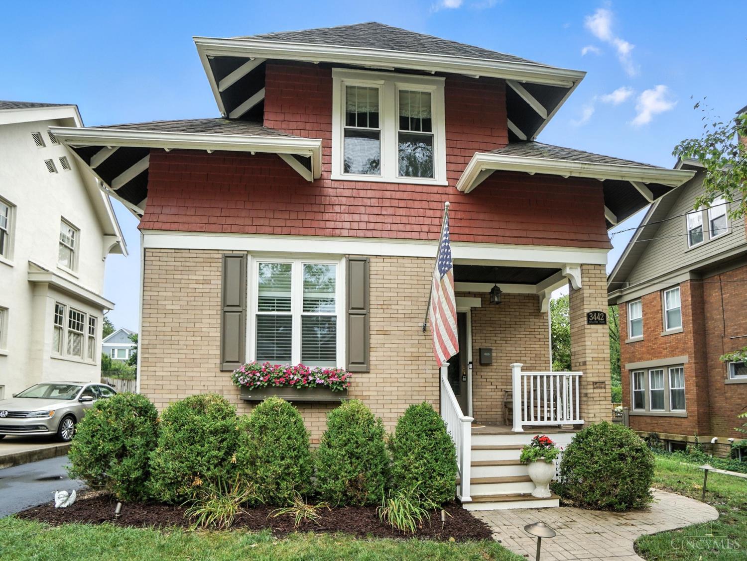 We have received multiple offers on this property. Please send best and final -with no escalation clauses- by 9 am 7/25. All the charm you love in a Hyde Park home with the updates you want! Stained glass, hardwood floors, built-ins, and pocket doors give you the history you love. A spacious primary suite addition provides added square footage, complete with ensuite and walk in closet. Enjoy entertaining or relaxing on the large deck overlooking the fully fenced backyard. Prime location just moments from the Observatory and within walking distance to Ault Park. Tax abated through 2030.