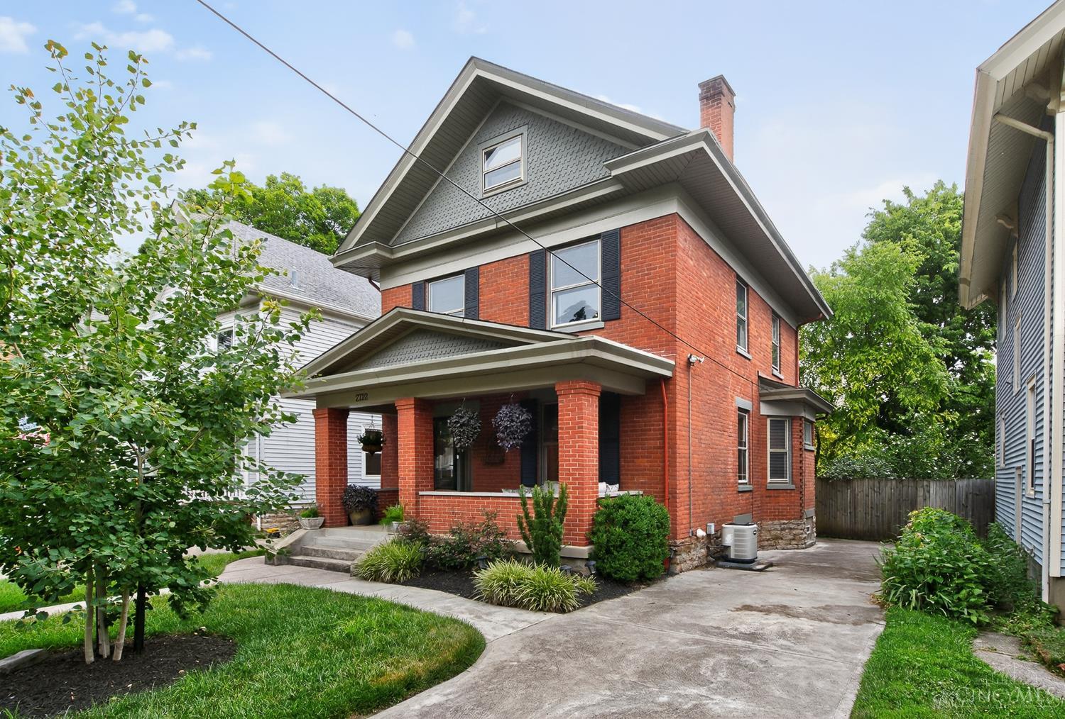 Step into this beautifully maintained, brick 3-story home nestled on a quiet dead-end street in one of Cincinnati's most desirable neighborhoods. Featuring original woodwork, five bedrooms, and two full baths, updated kitchen, newer roof, and HVAC. Enjoy a private rear yard perfect for weekend gatherings or a morning coffee on the inviting front porch. This home delivers space, comfort, and style, and effortlessly blends historic character with modern livability. Just a short stroll to Oakley's vibrant mix of bars, restaurants, and boutique shopping  plus convenient access to parks, top-rated schools, and major commuter routes. If you're looking for character and community, this is the one you've been waiting for. Showings Start 7/25.