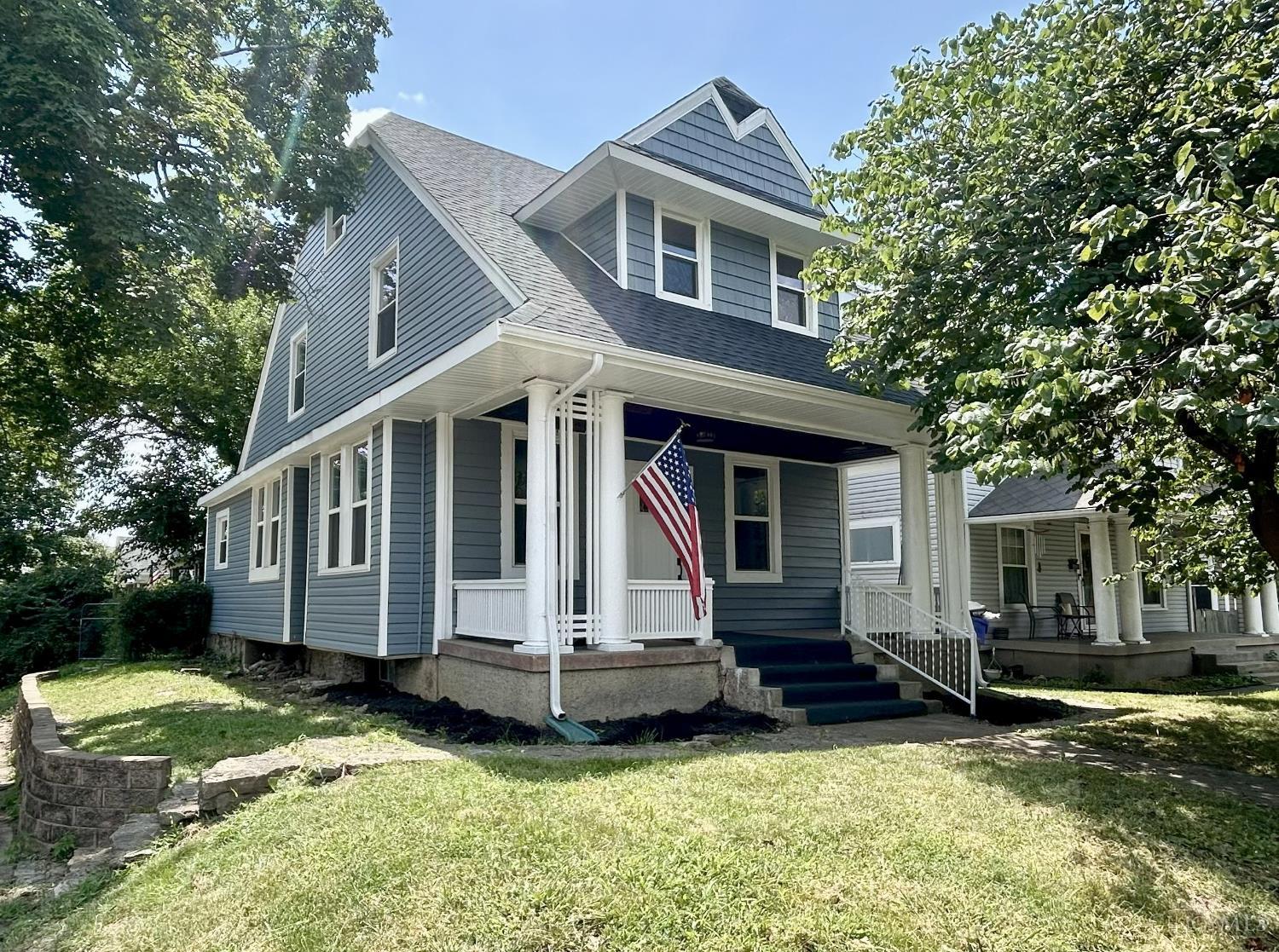 Welcome home to this completely remodeled/updated 4 bedroom 2 full bath home!  The list is long! Brand new: roof, windows, vinyl siding/cedar, doors, all new luxury vinyl plank on 1st & second floor, completely new larger eat-in kitchen w/cabinets & counters & fixtures, new 1st floor full bath & laundry room plus fresh paint everywhere! Updated plumbing and electric, all inspected/approved by the city! First floor bedroom w/adjoining bath could be dining room or study. Second floor has 3 spacious bedrooms and full bath w/clawfoot tub. Third floor can be flex room, whatever you decide! This is a spacious home!
