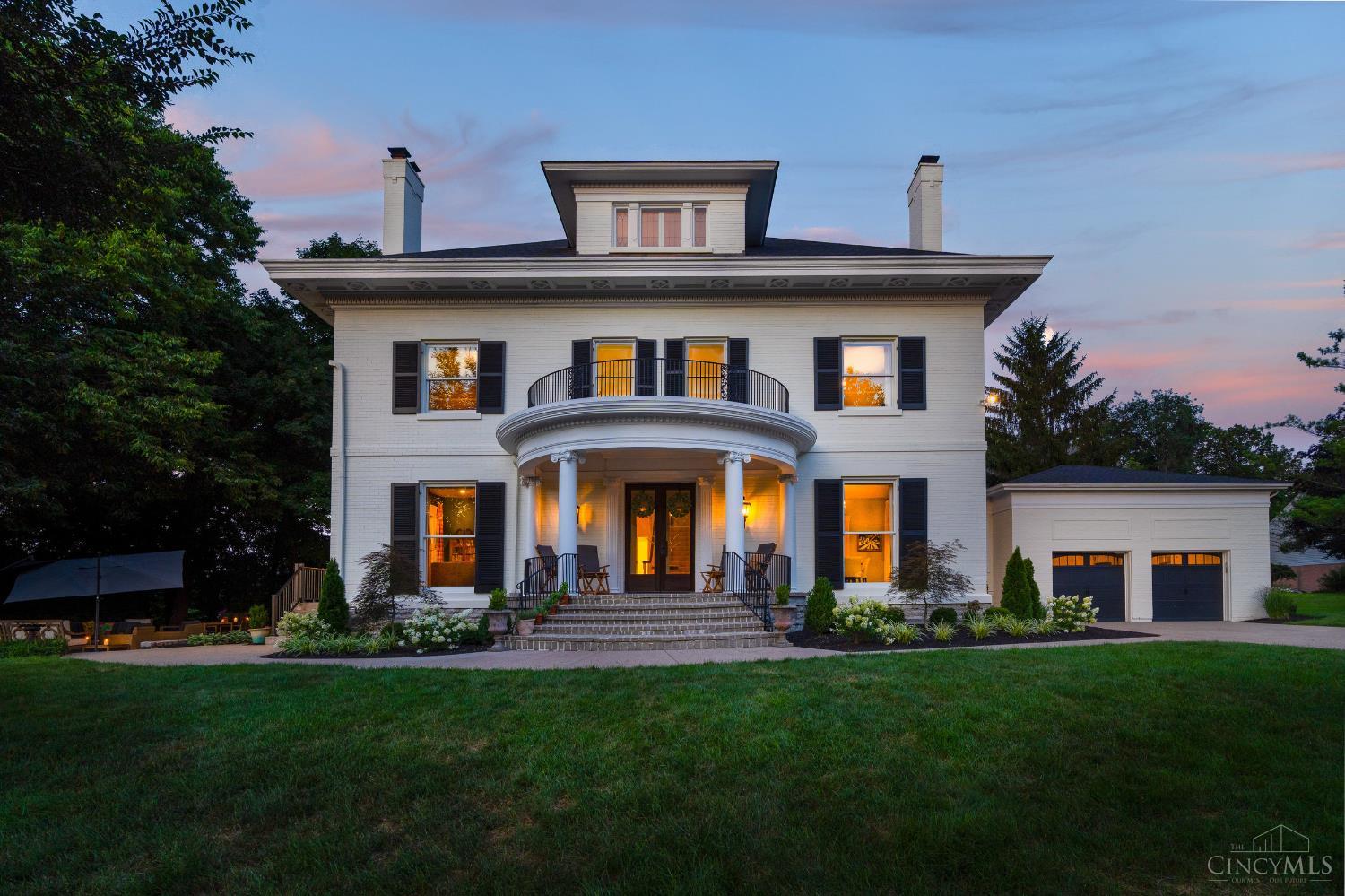 The landmark Singer House, a Colonial Revival Crown Jewel of Clifton available now, better than ever! Over 6000 square feet of historic architecture and craftsmanship blends seemlessly with modern conveniences and appointments of the best caliber imaginable.  Epicureans take note! Top drawer furniture finish kitchen renovation features Mouser Cabinets, quartz countertops and upgraded Thermador Appliances. Five working fireplaces! Extensive Lower-Level transformation boasts a spa with sauna and speakeasy with a 1000+ bottle wine cellar. Third floor suite with fully equipped kitchen and bedrooms ideal for multi-generational living, nanny suite and guests. This unique and spacious compound sits on 1.3 acres of usable property with private paver seating area, yet is close to town, schools, Ludlow Business District and Swim Club. Do not miss this rare opportunity to acquire this heirloom home!