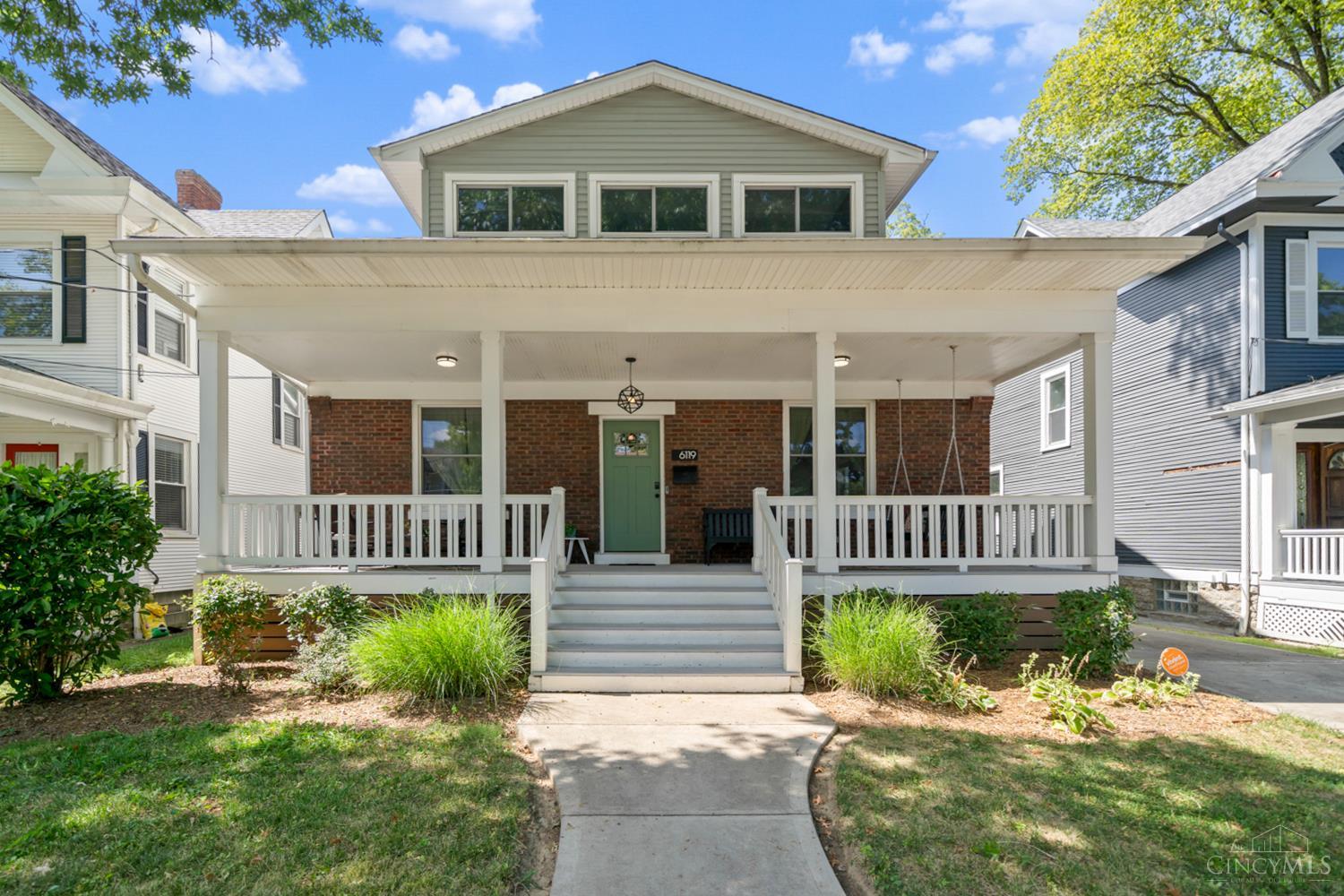 Looking for that elusive space in Pleasant Ridge? This one's got it in spades. Professionally renovated to the studs in 2018 (yes, everything is new-ish, even the garage!), this 4-bedroom, 3.5-bath bungalow checks every box. Open-concept kitchen/living/dining with soapstone counters & double pantry? Check. Main-floor suite and extra study? Check. Planning desk in the 2nd-floor laundry so life actually feels organized? Check.    The giant primary suite with walk-in closets and attached bath will make you wonder how you ever lived without it, and the basement is an opportunity for expansion. Great people watching front porch! All of this sits on a tree-lined street, just steps from the growing PR business district. Modern updates, storage galore, and space for days. This is not your average Pleasant Ridge home, it's a MUST SEE!