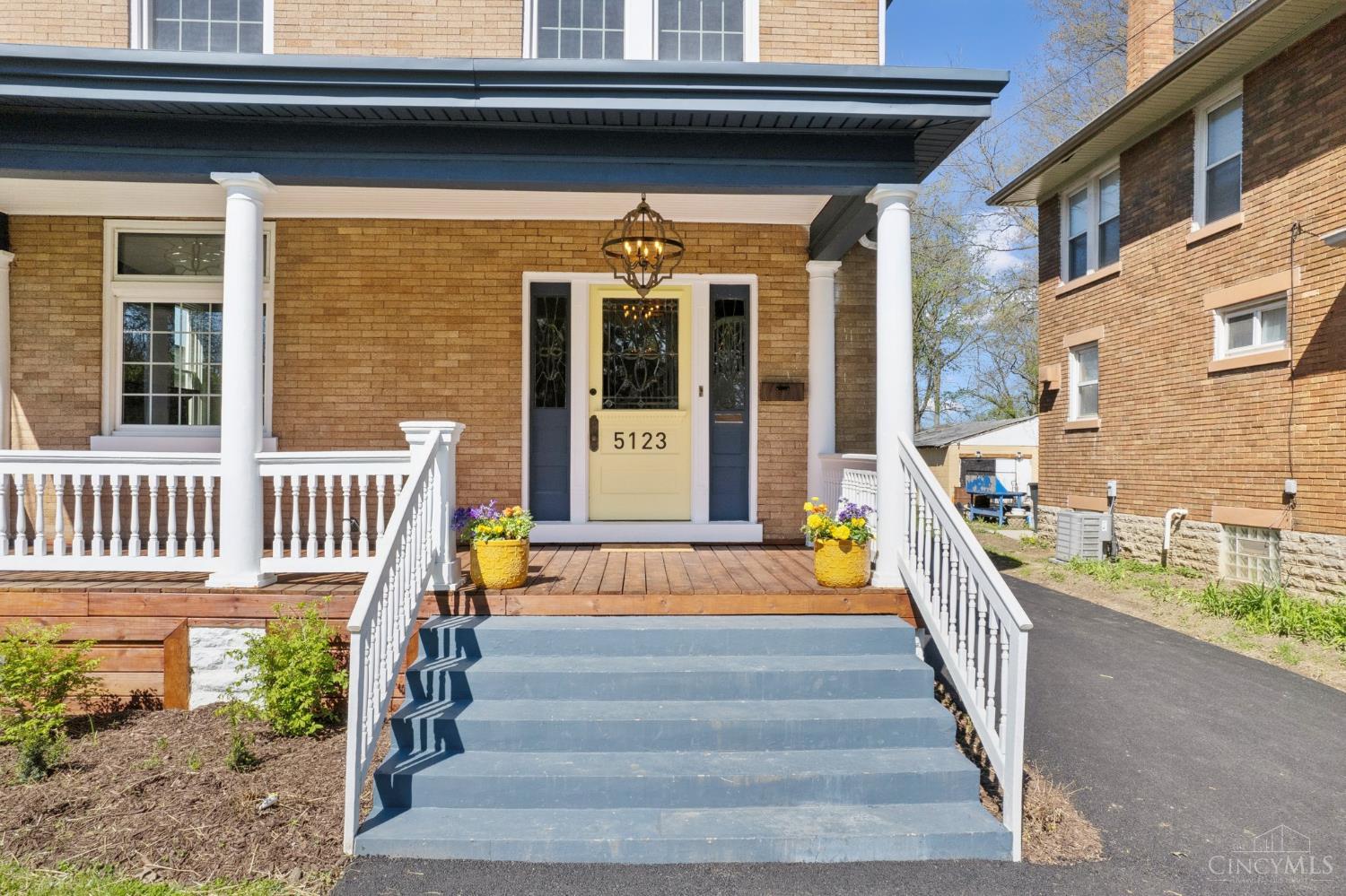 Grand, rare find in the heart of Madisonville. Beautifully redone, capturing the Home's original Charm & adding must-have modern features & amenities. 4-5 Bedrooms/3 Baths & 2 Office spaces + Privacy on 3 finished floors. New Lighting fixtures, SS Appliances & Hardwood Flrs in Kitchen (2025), refinished, orig HW Flrs thru out (2025) Newer Elec, Plumbing, Dual, Zoned HVAC (1 of 2 new in 2025), Roof (2022) & New Downspouts (2025), Newer Windows (2017), restored Leaded Glass Entry & Stained Glass Doors (2025), Living Room w/ Built-ins & 2 Rookwood Fireplaces. In all, 2500+ sf w/ tons of Natural Light & storage. Plus, Newly painted inside & out. Resurfaced Driveway (2025) & New Fence for added privacy + Pet Proof Fencing in Backyard. Walkable in all directions to all the Good Stuff. Must See!