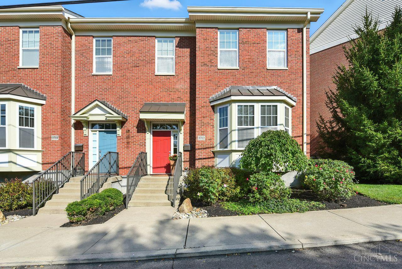 Spacious 2200+ sq ft, end unit Townhome in Marburg Square could be your new home! Offers abundant natural light, open floor plan, beautiful hardwood flooring 1st level.  Options of a 3rd bedroom, study, entertainment area or work out room in the lower level.  The one owner home includes a two-car garage, new furnace installed 2024, and new central air conditioning 2021.  The large kitchen showcases granite countertops, stainless-steel appliances, and counter bar seating. The primary bedroom suite offers a custom-designed closet, granite double vanity, tiled shower and garden tub.   Awesome location w/ Wasson Way bike path across the street, and walking distance to local restaurants, coffee shops, and shopping.  Make this your home today!