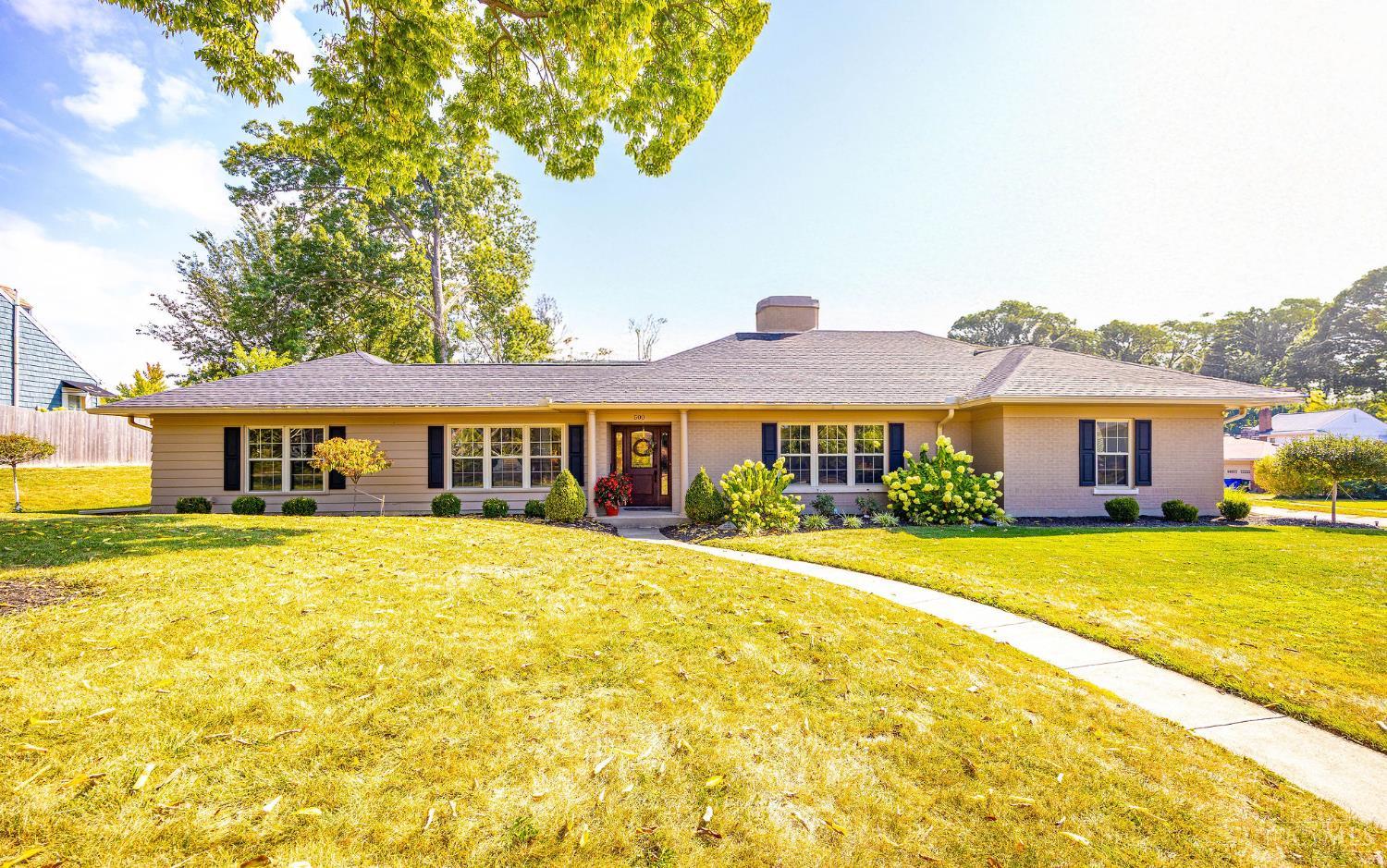 Completely updated ranch in a prime location, just minutes from the hospital. This charming residence features two bedrooms with a versatile study that could easily serve as a third bedroom. The home boasts beautiful hardwood floors and a cozy fireplace in the living room, perfect for relaxing evenings. The kitchen and bath have both been completely updated. The bathroom includes a convenient double vanity and a huge walk-in shower. The living room and study both feature great built-in bookshelves. A bright family room walks out to the backyard, creating a great flow for indoor-outdoor living. Outside, you'll find a two-car garage and a large shed with electricity, offering ample storage or workspace. This is a rare opportunity to live in a great location.