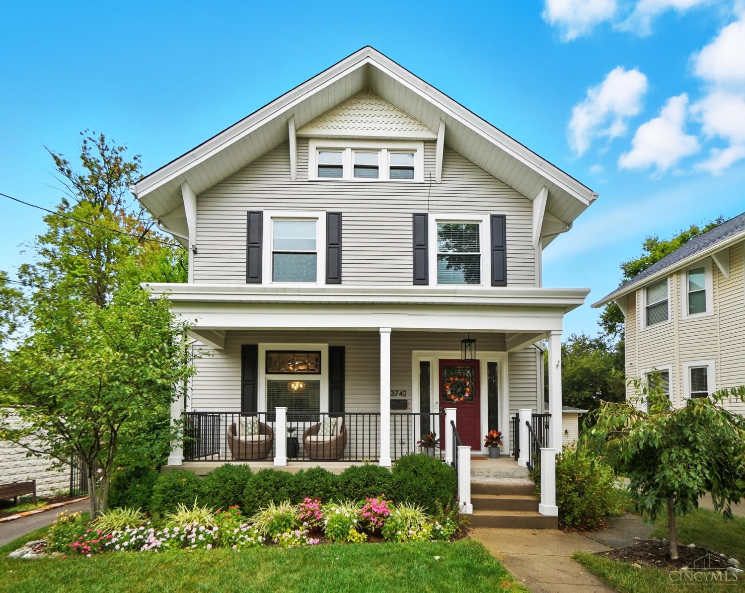 NEW PRICE and Professionally Staged in Oakley! Classic 4BR/2.5BA on tree-lined Woodland Ave with a finished lower level, fenced yard, and rare 2-car garage. Thoughtful updates (~$75k): mudroom addition, improved insulation, refreshed front porch, landscaping, and lightingwhile keeping the home's 1900s character. Main level flows for everyday living & entertaining; bright kitchen opens to dining and out to the yard. Upstairs: four comfortable bedrooms and updated baths. Lower level offers additional hangout/fitness/office space. Enjoy coffee on the porch, dinner on Oakley Square, and quick access to Wasson Way, farmer's market at Hyde Park square, shops, and parks. Loved, improved, and move-in ready now at a compelling price.