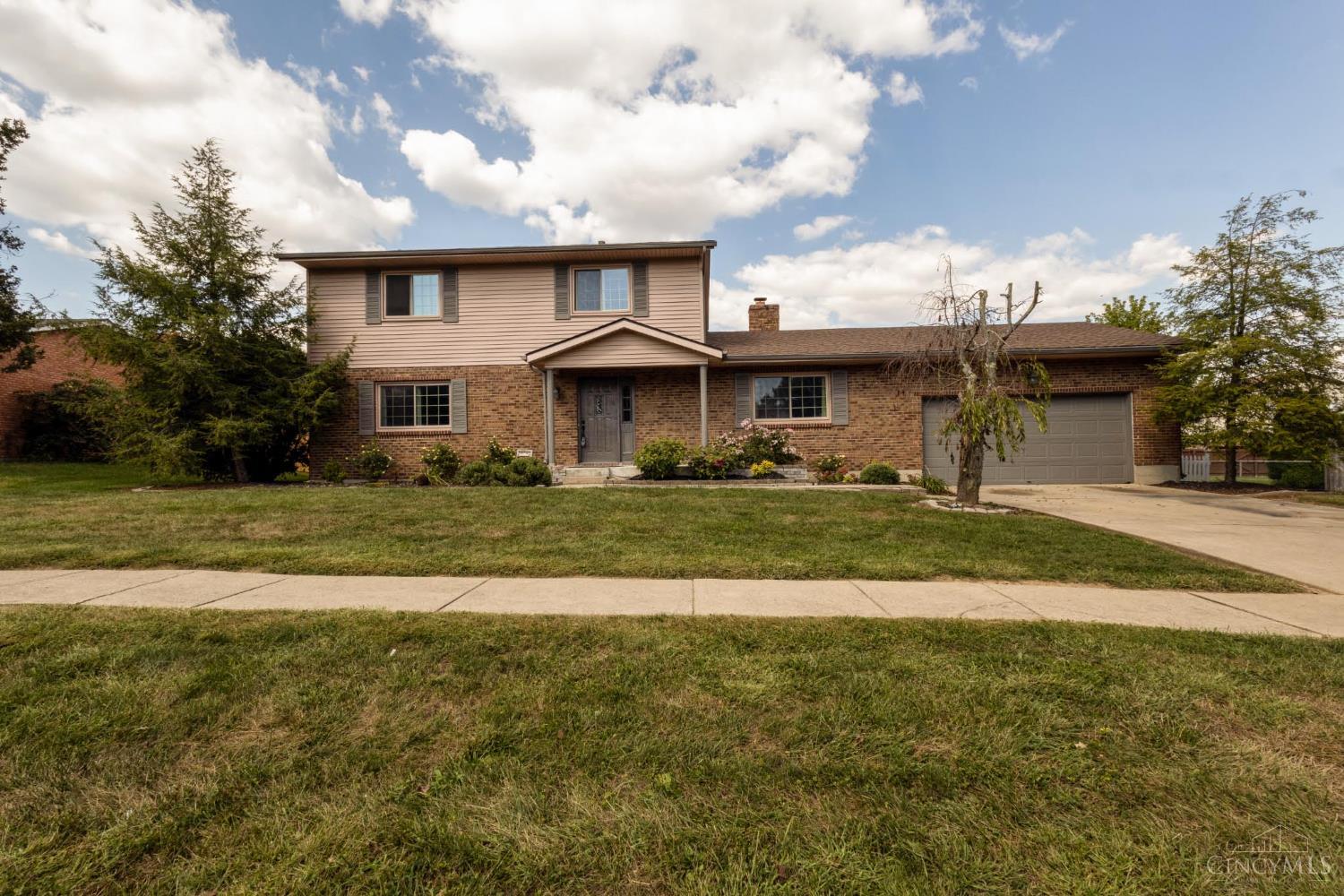 Nice large 2 story in desirable neighborhood. This home has 4 bedrooms and 2.5 baths, spacious family room with brick fireplace. New ceramic tile throughout first floor, new master bath that needs glass shower door hung for the finishing touch. Rear yard features a large inground pool with new liner in 2022,roof 2020, and all new stainless steel appliances.
