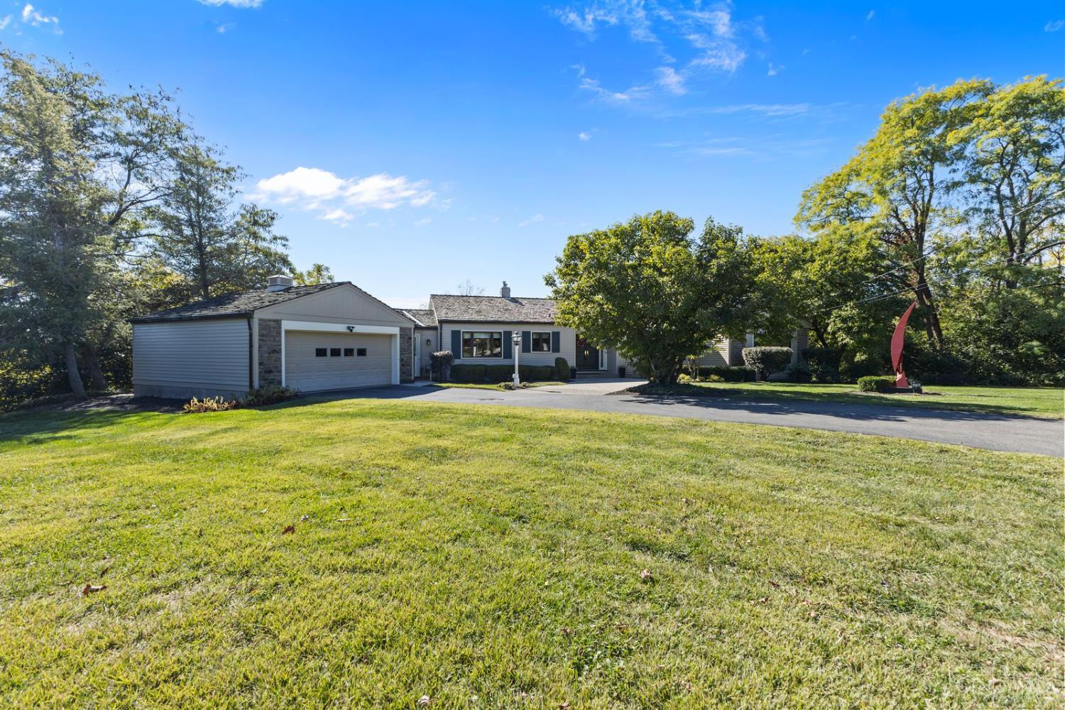 Experience the perfect blend of luxury and comfort in this stunning +/- 4,586 sq.ft. gem on 1.4 acres! 15 Minutes from downtown Cincinnati! 4750 S Reaburn Dr. features a custom gourmet kitchen with rich cherry cabinets, ideal for the home chef. Step outside to a private backyard offering plenty of room to play, entertain, or practice your short game on the putting green. Enjoy peaceful wooded views from your deck or patio and stay active in the dedicated workout room. Conveniently located just minutes from downtown, this home offers the best of both worlds tranquil living and easy access to city life. HVAC 1) First Floor-2025, HVAC 2) LL-2022, Marvin Windows & Doors-2022, Water Heater-2022.
