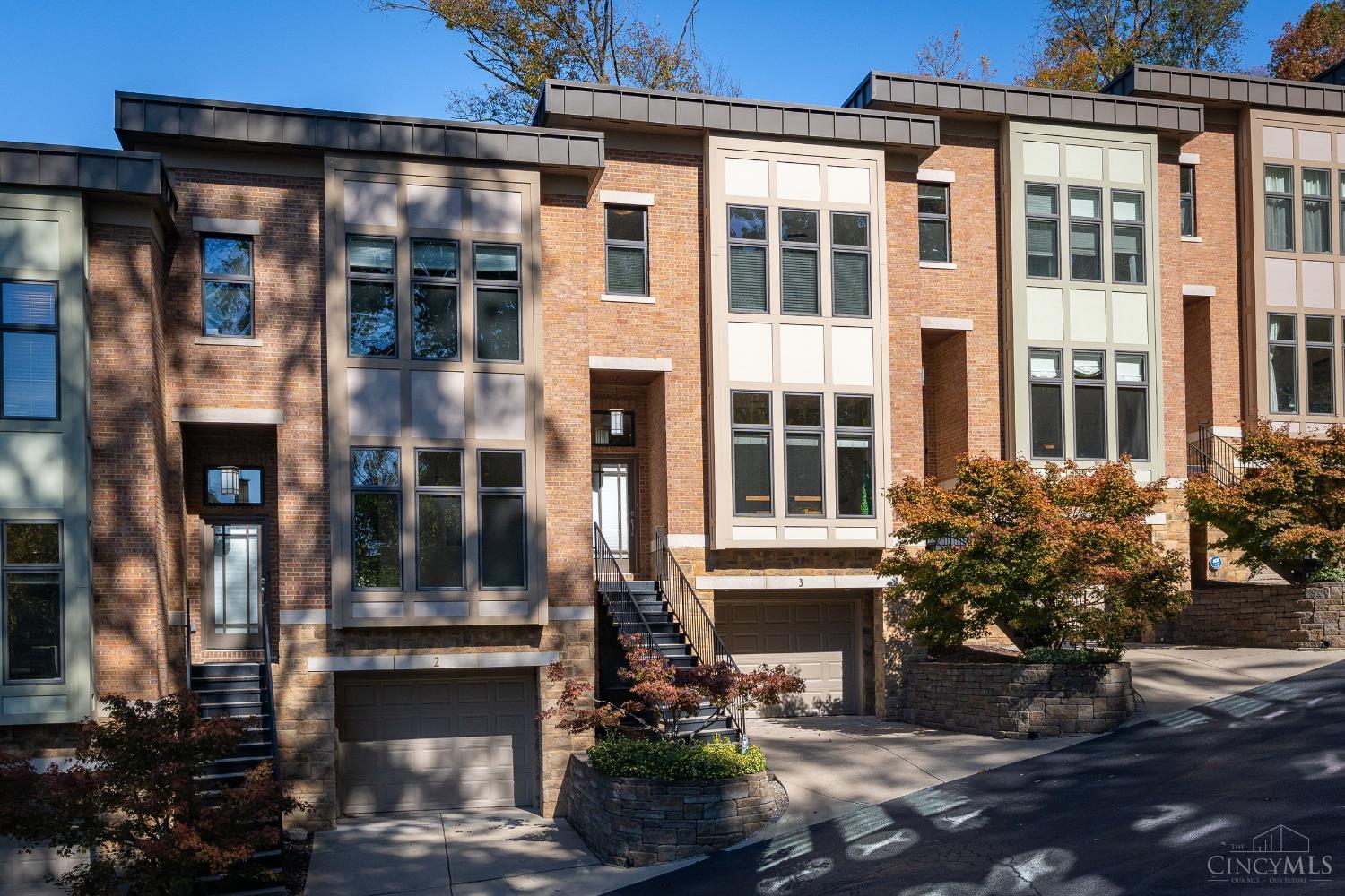 Exceptional location!  Enjoy low-maintenance living just one block from Mt. Lookout Square! This move-in ready townhome offers 2 bedrooms with en suite baths plus a cozy study in a prime location minutes from Downtown Cincinnati & Hyde Park. The open floor plan features hardwood floors, abundant natural light & a gas fireplace that is warm &  inviting.  The kitchen is well laid out & includes bar seating & stainless steel appliances.  Large windows grace a very nice dining room for seamless entertaining.  Super convenient second-floor laundry is located between spacious bedrooms - no carrying laundry up & down stairs. The primary bedroom offers a spacious walk-in closet with a closet system. Like your outdoor time?  Enjoy a private patio that extends your living space & offers a storage closet for your outdoor cushions.  It goes on - the unit has an oversized 2-car tandem garage with 2 storage rooms.  Ready to downsize? This is it!!  Renting - it's time to ask yourself 'why'?!