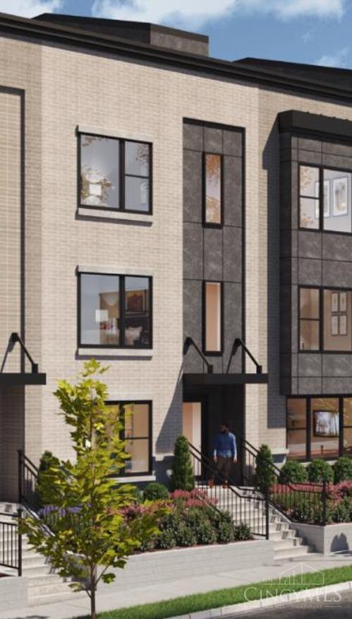 Welcome to Everly on Woodburn.  East Walnut Hills' newest community set within the charm and convenience of local coffee shops, restaurants, breweries, and entertainment. This home has a private rooftop patio, 3 bedrooms, 2.5 baths, office, 2-car attached garage, open kitchen, quartz counter tops, smart home features, and modern finish.  There may still be time to select your design finishes in our design studio.  15-Year Tax Abatement at $500k.  Projected to achieve Silver LEED status. Photos are of a similar floor plan.