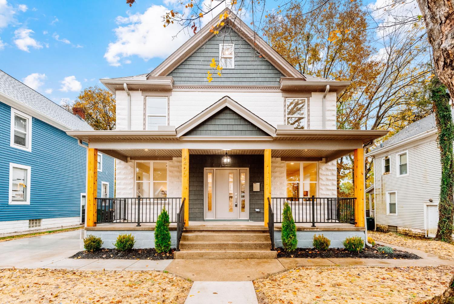 Fall in love with this stunning, fully renovated Madisonville masterpiece by Urban Modern. With nearly 3,000 finished square feet, 5 bedrooms, and 3.5 baths, this home combines timeless craftsmanship with worry-free living. Every detail is brand new - roof, siding, windows, HVAC, plumbing, electric, hardwood floors, tile baths, solid wood cabinetry, quartz counters, and more. Enjoy peace of mind knowing it's fully permitted, insulated, and move-in ready. The finished third floor adds versatile living space for a home office, gym, or media room. Outside, relax on a freshly poured patio within your private, fenced yard. Located just steps from Mom n 'Em Coffee, Streetside Brewery, and Madison Place, this location blends convenience and community. Best of all, it's eligible for a 12-year tax abatement valued up to $350,000 - offering unmatched value and long-term savings.