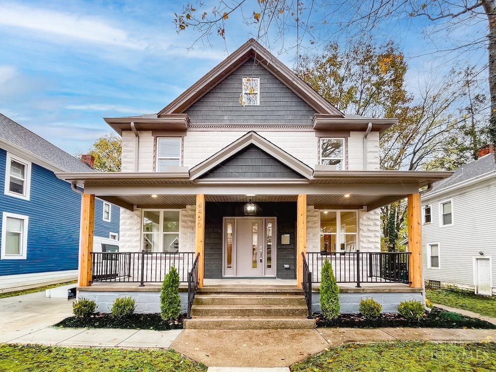 Fall in love with this stunning, fully renovated Madisonville masterpiece by Urban Modern. With nearly 3,000 finished square feet, 5 bedrooms, and 3.5 baths, this home combines timeless craftsmanship with worry-free living. Every detail is brand new - roof, siding, windows, HVAC, plumbing, electric, hardwood floors, tile baths, solid wood cabinetry, quartz counters, and more. Enjoy peace of mind knowing it's fully permitted, insulated, and move-in ready. The finished third floor adds versatile living space for a home office, gym, or media room. Outside, relax on a freshly poured patio within your private, fenced yard. Located just steps from Mom n 'Em Coffee, Streetside Brewery, and Madison Place, this location blends convenience and community. Urban Modern has already applied for the approved 12-year tax abatement valued up to $350,000 - offering unmatched value and long-term savings.