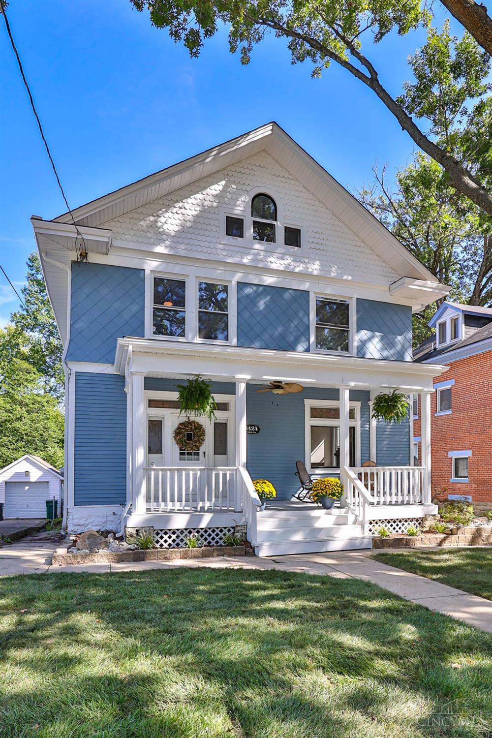 Now eligible for Cincinnati's 15-Year CRA Tax Abatement! This can reduce your monthly mortgage cost by up to $700 thanks to major property tax savingsadding up to over $100,000 over time. This beautiful 5-bedroom, 3-bath home in the heart of Westwood blends modern updates with classic charm and is just a short walk to local breweries, restaurants, and the DORA district. Inside, you'll find original hardwood floors, stained glass windows, and multiple fireplaces that add character. The fully updated kitchen features quartz countertops, a large island, and new cabinets. The open floor plan is perfect for entertaining, and the spacious back family room with a wood-burning fireplace is ideal for relaxing. The primary suite offers a walk-in closet and a spa-like bath with a soaking tub, double sinks, and a walk-in shower. Major updates include a new roof and HVAC system (2025). Enjoy a fenced yard and a welcoming front porch in an amazing location. Ask about the CRA tax abatement!