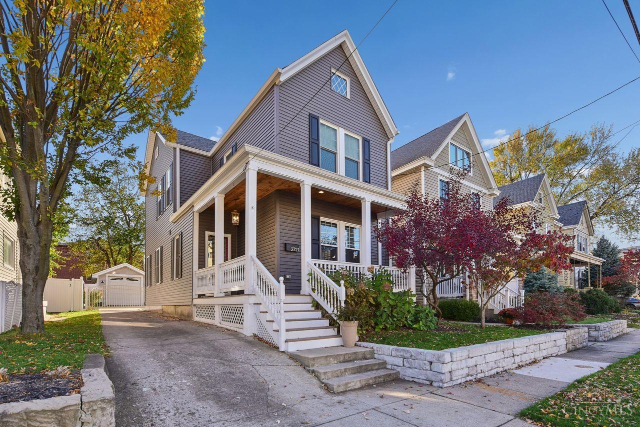 WOW! Everything on your wish list is here- Complete with a front porch swing!! Impeccable taste and design THROUGHOUT!  2022 reno with TAX ABATEMENT payable 2033! Primary ensuite addition, hall bath stunning remodel, Kitchen addition to include eat in space, gorgeous black appliances, island and walk out to new trex deck! Hardwoods throughout stunning light natural finish. All new HVAC,windows, siding,basement water proofing,garage, and more!