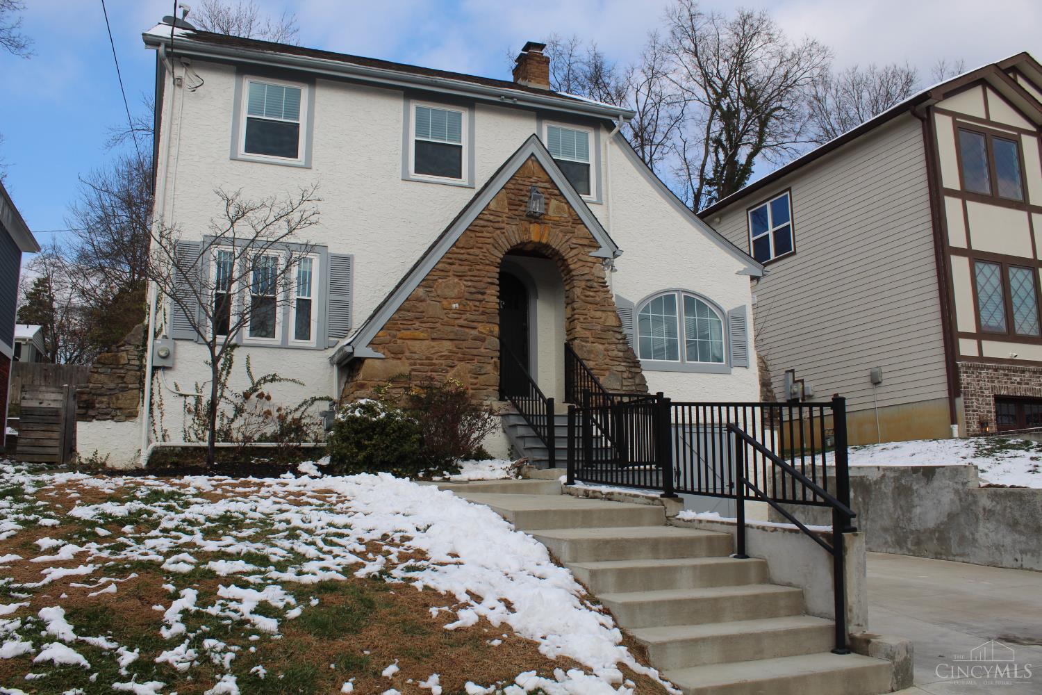Beautiful and charming Hyde Park Tudor just a short walk to Mt. Lookout Square shops, salons and restaurants including new a Italian cafe, and a wine bar. This home features a fully installed first-floor bathroom, an updated kitchen with granite countertops and stainless-steel appliances, plus the original pantry and a walkout to the expansive back yard. Enjoy a brand-new deck, freshly repainted exterior, new windows, and a newly installed large driveway that adds both convenience and curb appeal. The basement and garage have also been completely repainted. One of the largest lots on Kinmont Street, filled with wonderful natural light and hardwood floors throughout. A must-see!