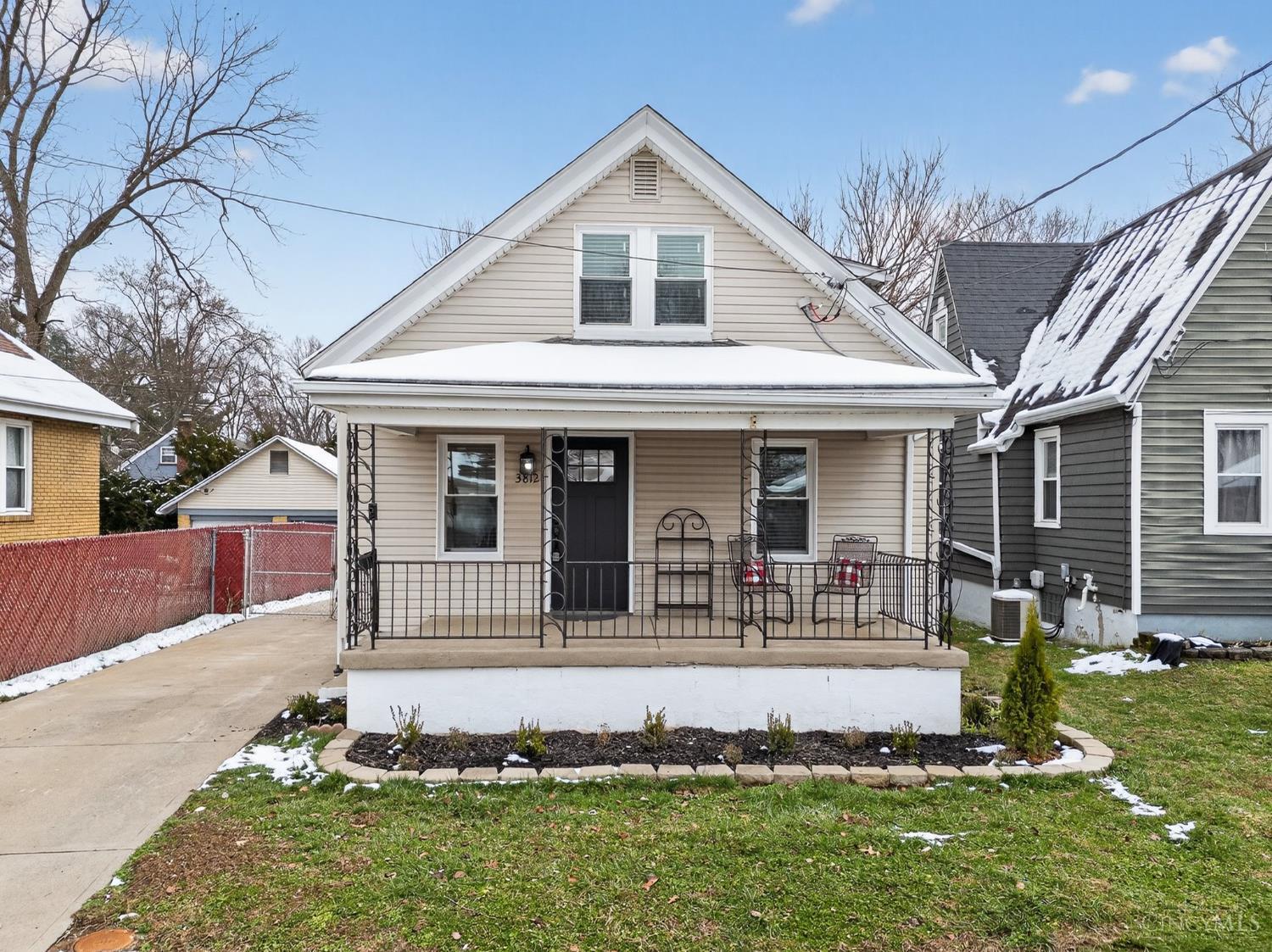 Beautifully remodeled from top to bottom, this charming home in the Village of Fairfax offers the perfect blend of modern comfort and classic appeal all within the Mariemont School District. Enjoy peace of mind with a brand new roof, AC, energy-efficient windows, and stunning updates throughout. The gorgeous kitchen features quartz countertops, a travertine backsplash, new cabinets, and all new appliances. The bathroom has been completely refreshed with slate tile, a new vanity, toilet, and tub. Relax or entertain on the spacious deck overlooking a fenced backyard. With new flooring, finished basement, and an oversized garage with a new remote-controlled door, this home truly feels brand new and ready for you to move right in!