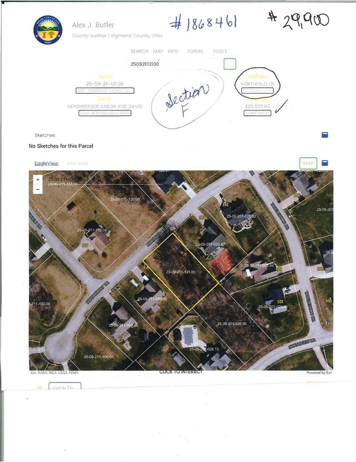121 Northfield Drive, Hillsboro, OH, 45133