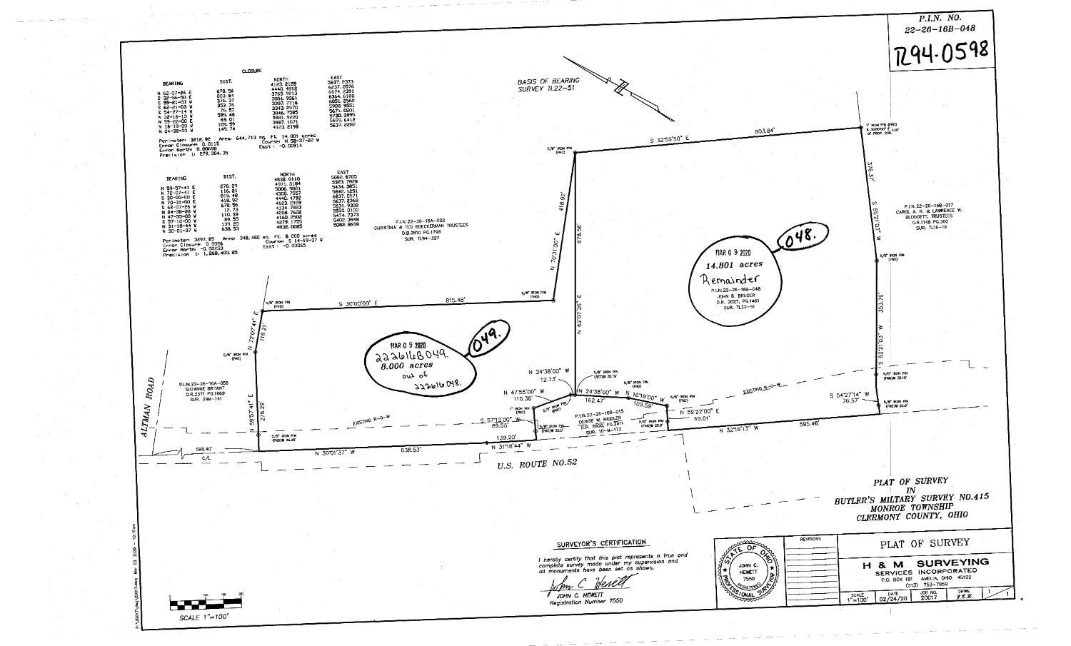 Acres US Rt 52, Monroe Twp, OH, 45157 — photo 2