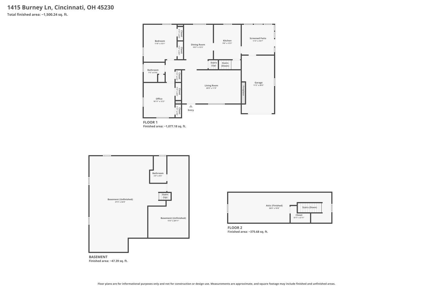 Homes for sale in Cincinnati, OH | 1415 Burney Ln, Cincinnati, OH 45230 | MLS# 1878008