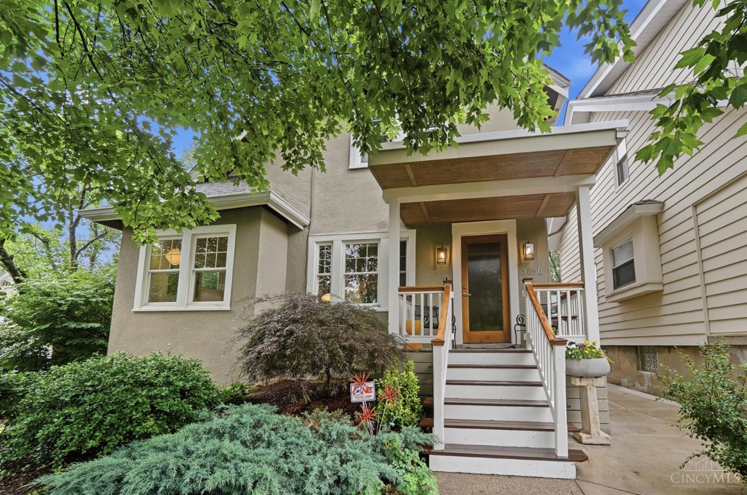 Prepare to be WOW-ed as you enter this truly unique bungalow in the heart of East Hyde Park.  Intentionally updated throughout with a blend of modern finishes that match the architectural integrity of the home, you will love the fully renovated kitchen and baths as well as the functional flow and meticulous attention to detail. With over 1,500 square feet of living space, and multiple extra living spaces on the first floor the possibilities are endless.  Step out from the sleek kitchen into the backyard oasis with serene landscaping and private gardens that set the backdrop for entertaining and relaxing with family and friends.  Bright light, gleaming new hardwood floors, and all just steps from the East Hyde Park eateries & Wasson Way Trail this is a special gem you will not want to miss.  See attached updates sheet. Showings start 5/29.
