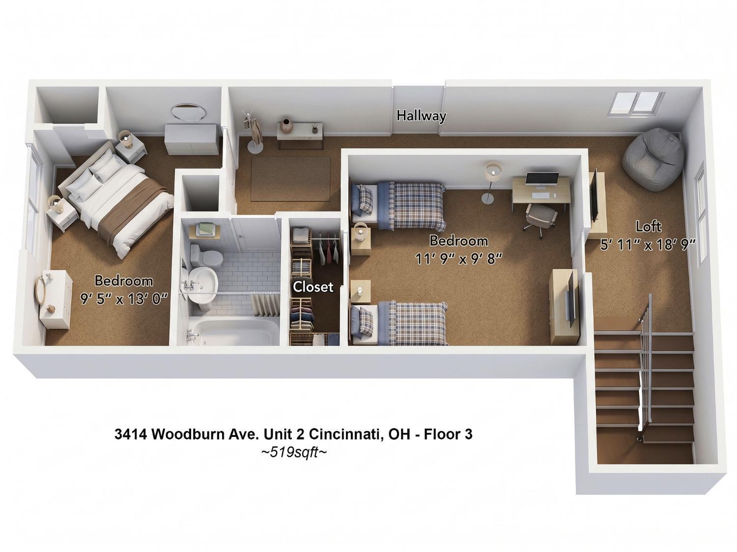3414 Woodburn Avenue, Cincinnati, OH, 45207 — photo 38