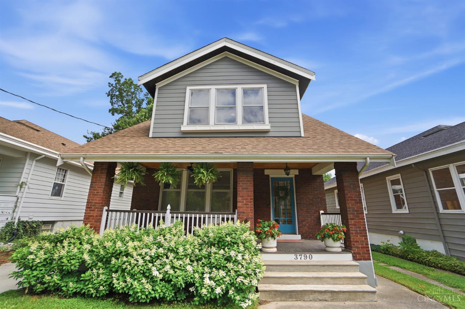 Charming 3-bedroom, 1.5-bath bungalow on one of Hyde Park's most beloved streets, just minutes from Ault Park trails and the East Hyde Park business district! Incredible outdoor living includes a covered front porch and a fabulous tiered deck featuring a living wall and built-in TV areaperfect for entertaining. Inside, you'll find hardwood floors throughout, a coffered beadboard ceiling, and an updated eat-in kitchen with granite countertops, stainless steel appliances, and a dedicated scullery/wet bar offering exceptional storage and functionality. The first-floor powder room shines with stylish hexagon tile. Light-filled bedrooms include a primary suite with dual closets, and the updated full bath adds modern appeal. The lower level provides flexible living space currently used as a home office, along with laundry and storage. Detached garage currently serves as a home gym, offering endless possibilities for a studio, office, workshop, or parking. A true Hyde Park gem! Showings 6/19