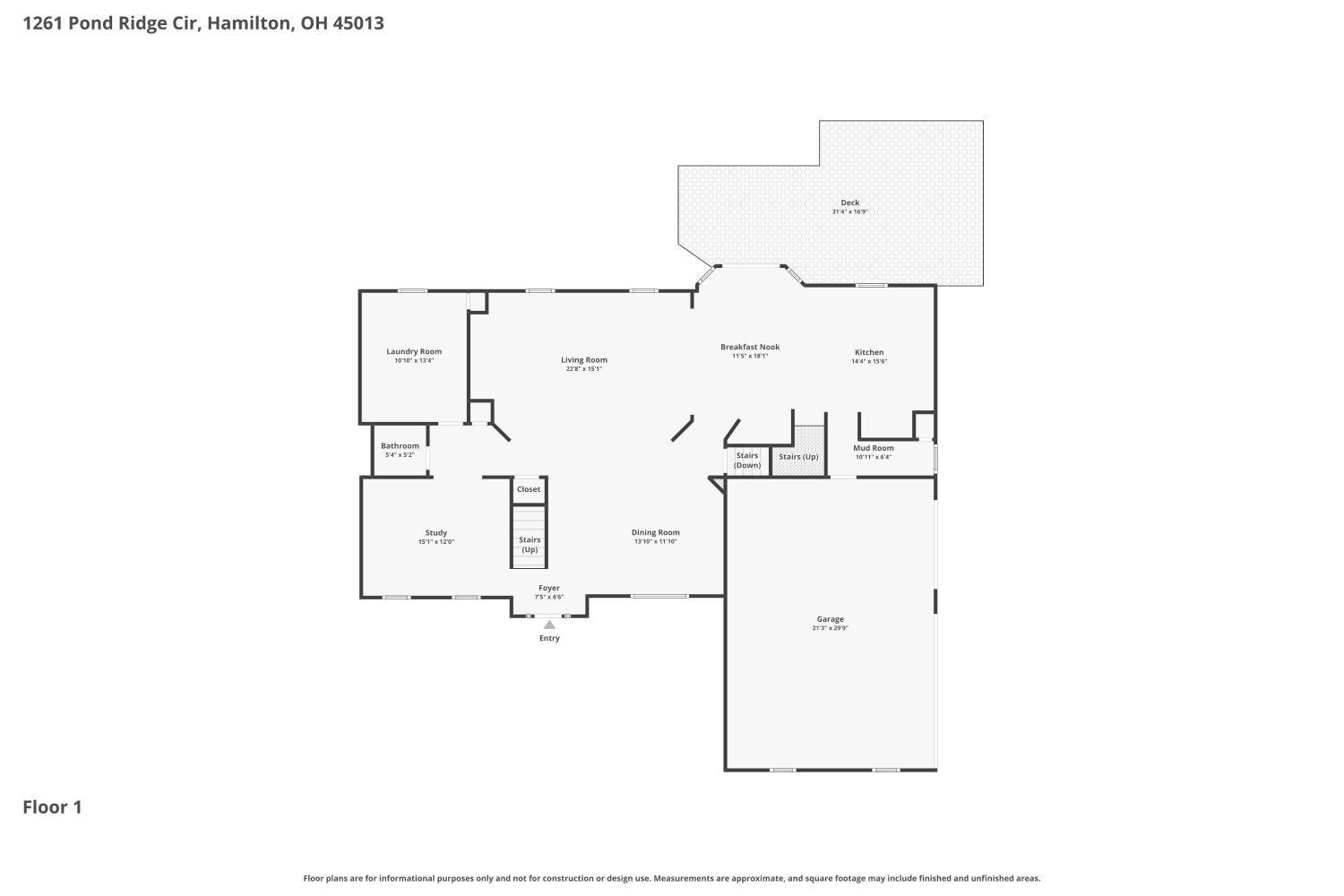 1261 Pond Ridge Circle, Ross Twp, OH, 45013 — photo 53