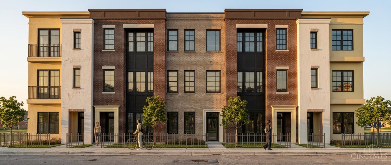 New construction luxury urban living in vibrant City west. 2351 square feet designed for effortless living & stylish entertaining. 3 story living featuring 3 beds, 3 bath, 3 car garage, & private rooftop deck. Enjoy Gourmet kitchen with Quartz island, counter bar seating, & custom cabinetry. Elevator in home. The open concept layout is ideal for gatherings. Spacious Primary ensuite with spa-like finishes & custom designed closets. City West will feature 70 new residences, Located steps to TQL Stadium (home to FC Cincinnati), Washington Park, OTR, Finlay Market, vibrant sports, entertainment, shopping & dining, emphasizes walkability & tree-lined streets. The West End is undergoing a major transformation with a mixed-use district adjacent further enriching the neighborhood. Elevator can be added during construction. Constructed with LEED Gold 15 year tax abatement + additional $300,000 abatement totaling $600,000 making monthly payments much lower!