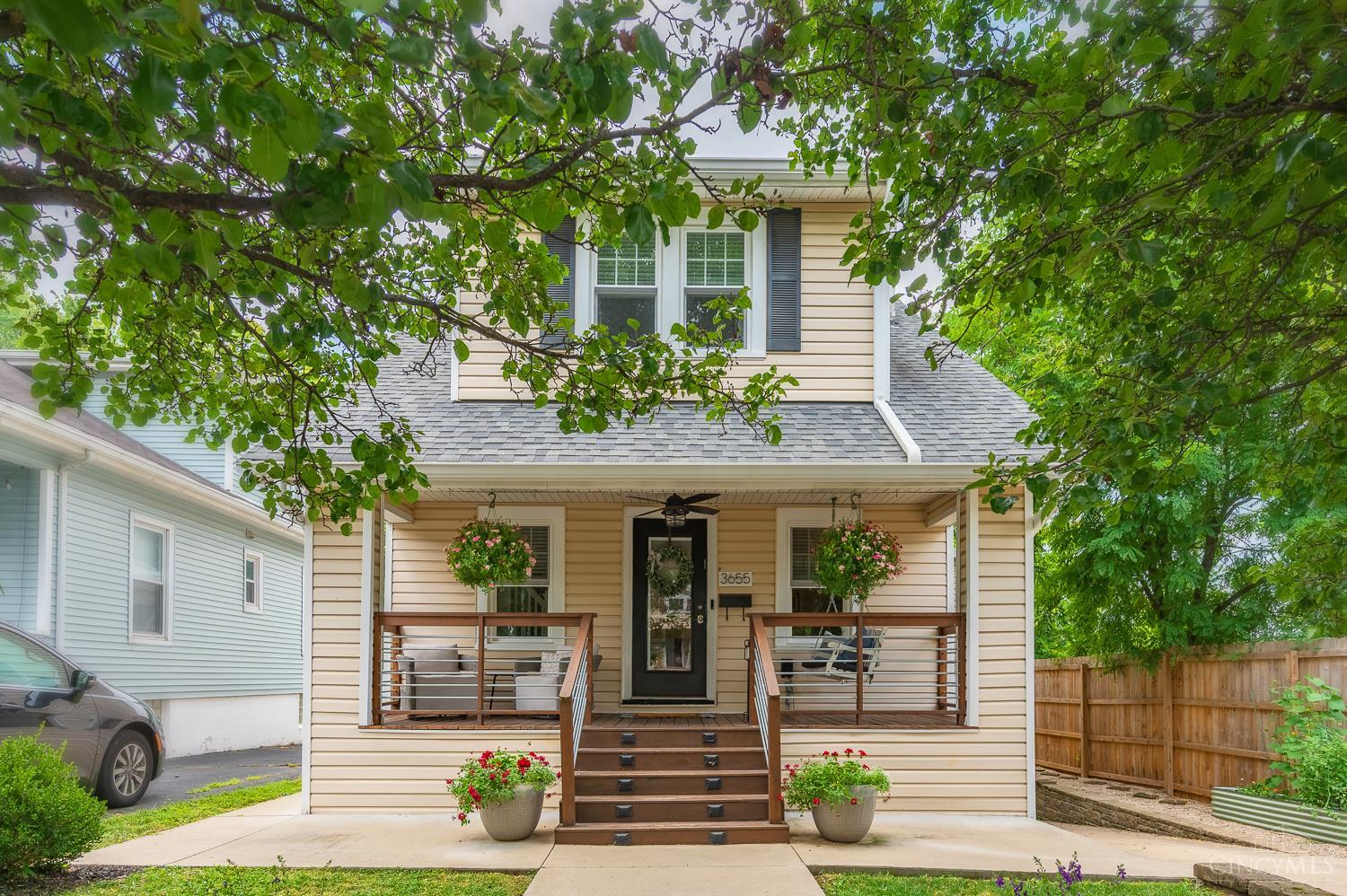 Wonderful up-dated home with first floor primary bedroom on great Hyde Park cul-de-sac street! Steps to Wasson Way & Rookwood Shopping Center. Custom kitchen with quartz counter tops, walk-in pantry, coffee bar with beverage fridge & built-in beer tap. First floor primary bedroom offers a huge walk-in closet & bathroom with double bowl vanity. Huge first floor laundry and/or office. New roof in 2020, fence 2024, windows 2025, custom closets throughout and lots more!