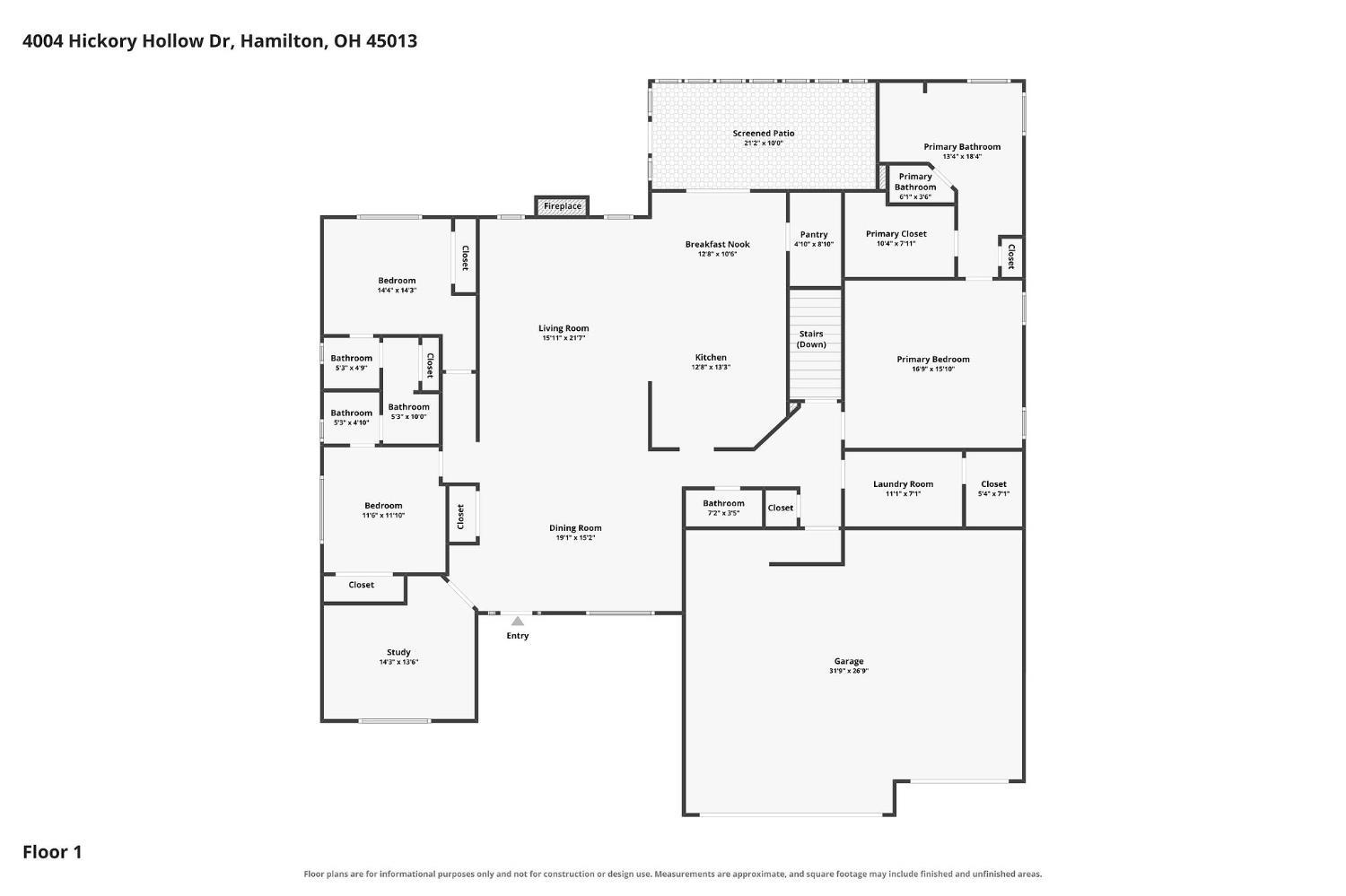 4004 Hickory Hollow Drive, Ross Twp, OH, 45013 — photo 46