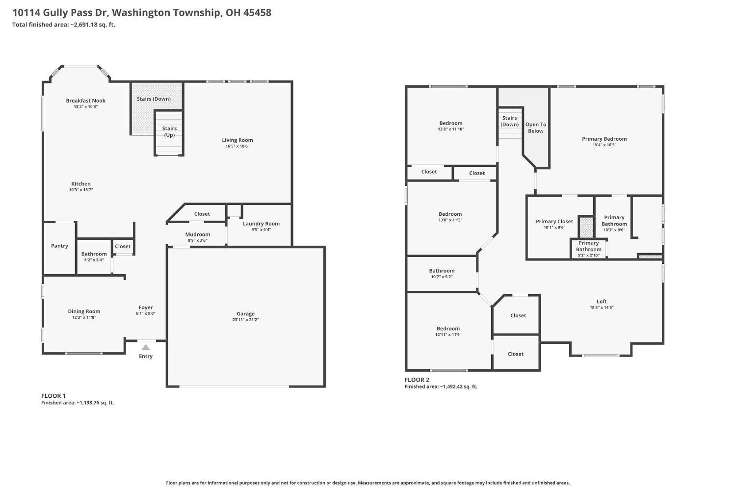 10114 Gully Pass Drive, Washington Twp, OH, 45458 — photo 40