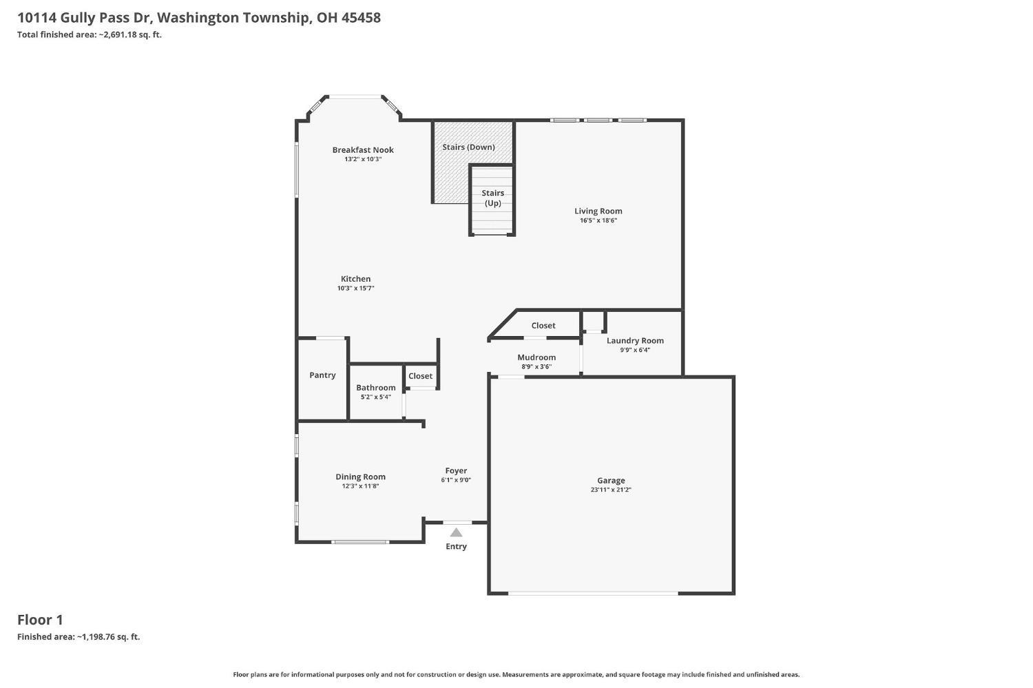 10114 Gully Pass Drive, Washington Twp, OH, 45458 — photo 48