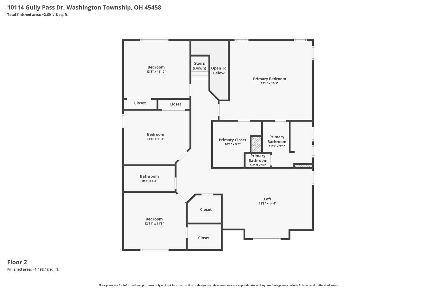 10114 Gully Pass Drive, Washington Twp, OH, 45458 — photo 49