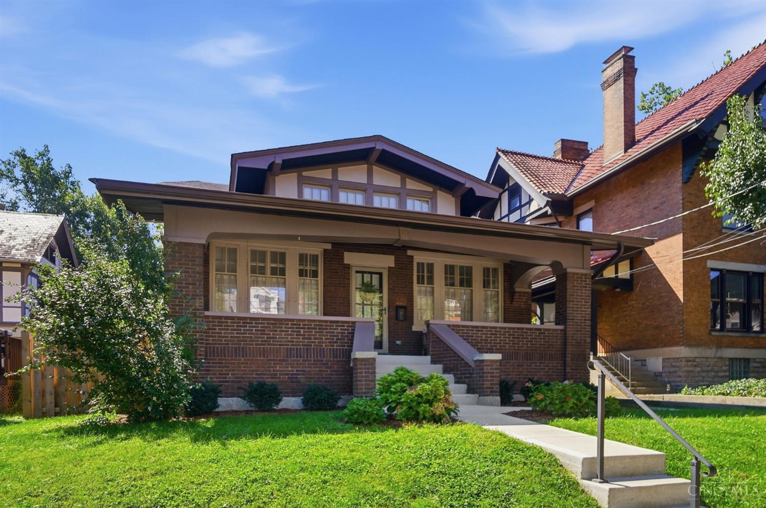Rare gem on a peaceful tree-lined street in the heart of the Clifton Gaslight District. You'd never know you're just steps from Ludlow Avenue, where true walkability makes this one of Cincinnati's most sought-after neighborhoods. This impeccably maintained home features newly renovated bathrooms, updated appliances, and all mechanicals less than 2 years old. Located minutes from major hospitals and the University of Cincinnati, and only 10 minutes to downtown Cincinnati.
