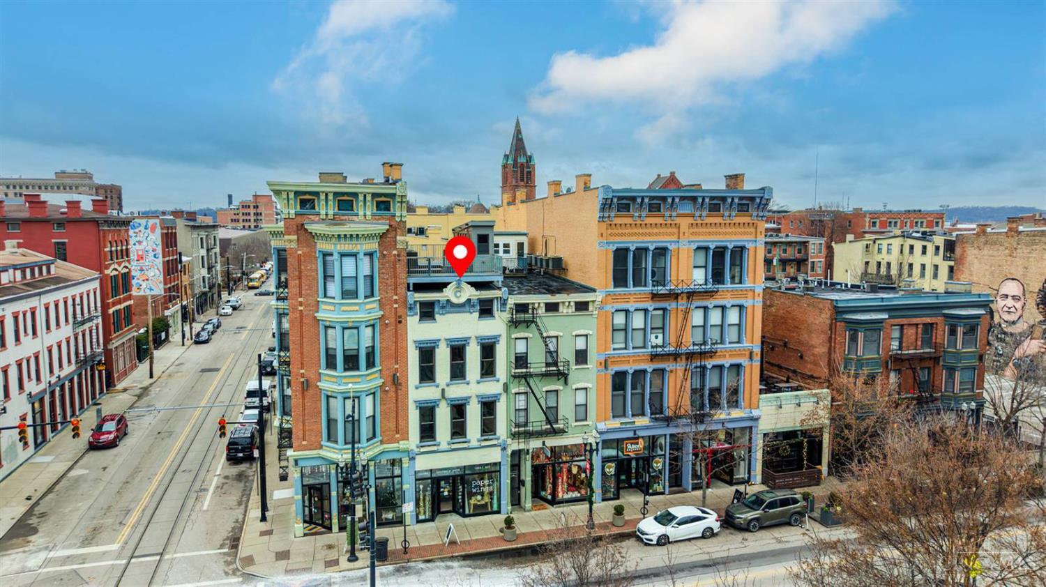 Listing Photo 2 - Condo for sale in building located at 1203 Vine St, Cincinnati, OH 45202 - Unit #B