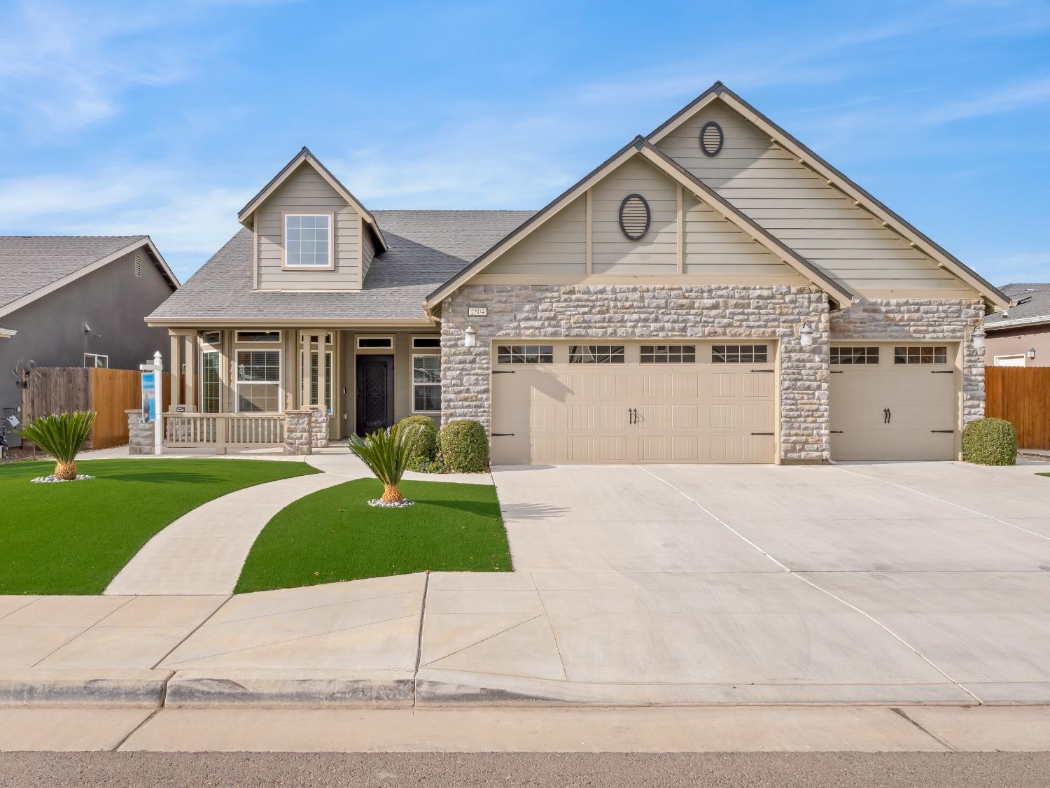 Sellers are motivated and offering $10,000 in closing credit or interest rate buy down. Lets make a deal! Step into the future to your dream home! This stunning 3-bedroom, 2-bathroom Lennar home is the epitome of modern living. The front family room can easily be converted to a 4th bedroom if needed. From the moment you step inside, you'll notice the attention to detail. The kitchen boasts stainless steel appliances & plenty of counter space making meal prep a breeze. Entertain with ease in the spacious living room featuring high vaulted ceilings & a neighboring formal dining area that adds an elegant touch to the space. You'll discover the unique advantages this home has to offer. The home has solar panels providing energy efficiency & cost savings, while the expansive 3-car garage allows for extra workspace for all your projects and hobbies. The master bathroom is a private retreat, featuring a soak tub, a separate shower stall, & a roomy walk-in closet for all your wardrobe essentials. Step outside and enjoy year-round outdoor living on the covered patio. The home has great curb appeal with meticulous landscaping & artificial turf for low maintenance. The home has extensive upgrades including extra backyard cement work & patio by Patio Kings, custom patio awnings, custom closet shelving by Closets By Design, Healthy Home 365- solar power attic fans & energy saving attic flooring. Call for more info on upgrades.