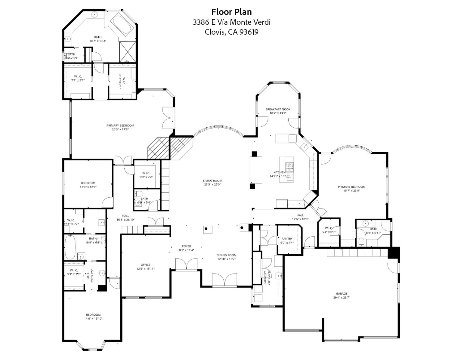 3386 E Via Monte Verdi Avenue, Clovis, CA, 93619