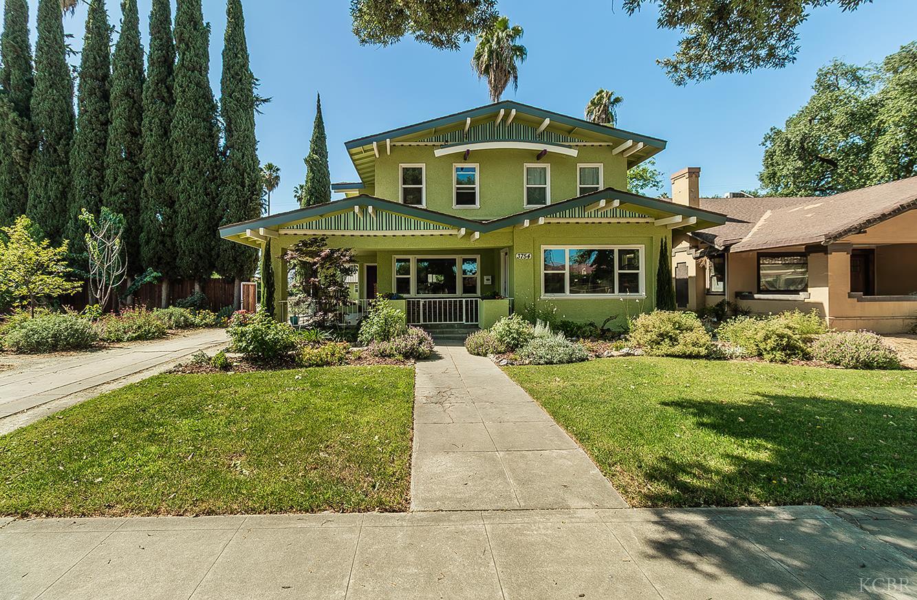 3754 E Kerckhoff Avenue E Fresno, California Welcome to this rare gem in the heart of the historic Huntington Boulevard neighborhood! The beautifully updated 4 bedroom, 2.5 bathroom home sits proudly on two full lots, totaling an impressive 16,000 sqft. Combining timeless character with modern upgrades, this residence offers the best of both worlds. Inside, you'll find a bright and airy interior with abundant natural light throughout. The home has been extensively updated with dual pane windows, newer kitchen cabinets, granite countertops, stainless steel appliances, and recessed lighting. There are versatile living spaces, allowing for any style of living to thrive. The charm of its historic roots remains, complemented by fresh and functional improvements. The bedrooms are upstairs, with the primary featuring a spacious bathroom ensuite that has an impressive amount of storage. A functional basement provides the perfect place for storage, a private wine cellar, or hobby space. Step outside to your private backyard retreat with a huge sparkling blue pool (redone in 2018), mature landscaping, and plenty of space for entertaining or relaxing. The property also includes a fully equipped ADU with its own bedroom, bathroom, kitchenette, and AC - ideal for guests, rental income, or multi-generational living. The garage is conveniently attached to the ADU. This is more than a home, it's a unique opportunity to own a piece of Fresno history with modern comfort, versatility, and unmatched outdoor space.