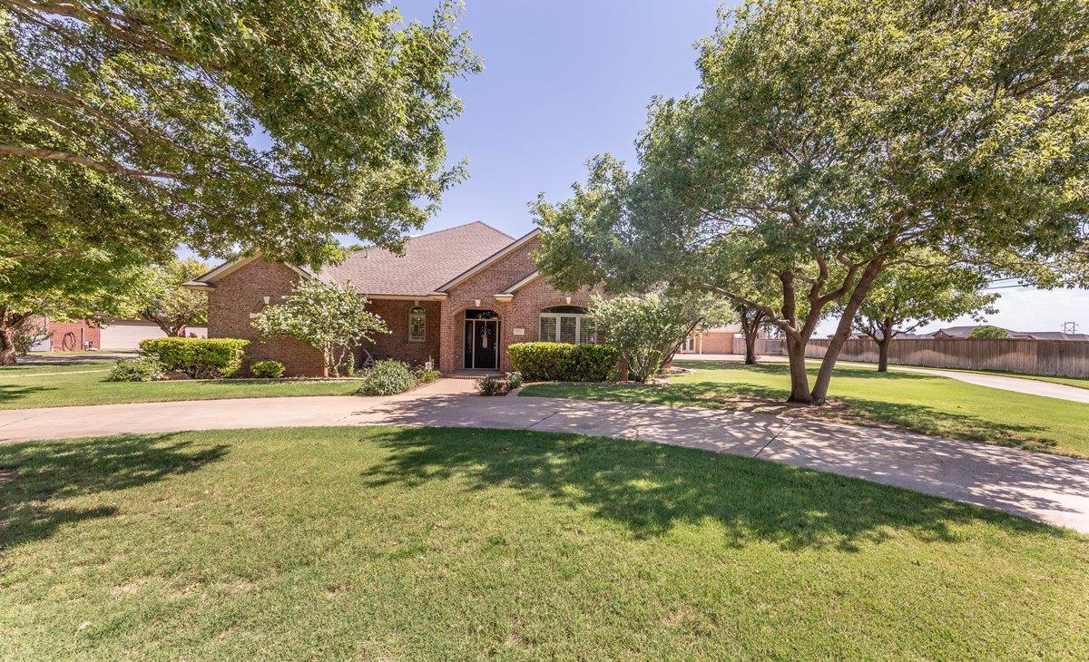 This outstanding custom home is set on one acre in West Lake Estates and features a plan by Garry Gilmore with lots of forethought.  Designed as a live/work property, it features a spacious office (+ half bath) "wing" private to the rest of the home, separated by a 4-car garage, workshop/hobby, & storage area.  This area would easily convert to a secondary dwelling unit / mother-in-law suite, pool house/workout facility. The master suite is ideal for those with differing sleep schedules as the bath and bedrooms are separated. One closet is a safe room. Rear gate for boat or RV storage. Private well for landscaping/sprinkler system  Deed restrictions do allow 1 horse per family member