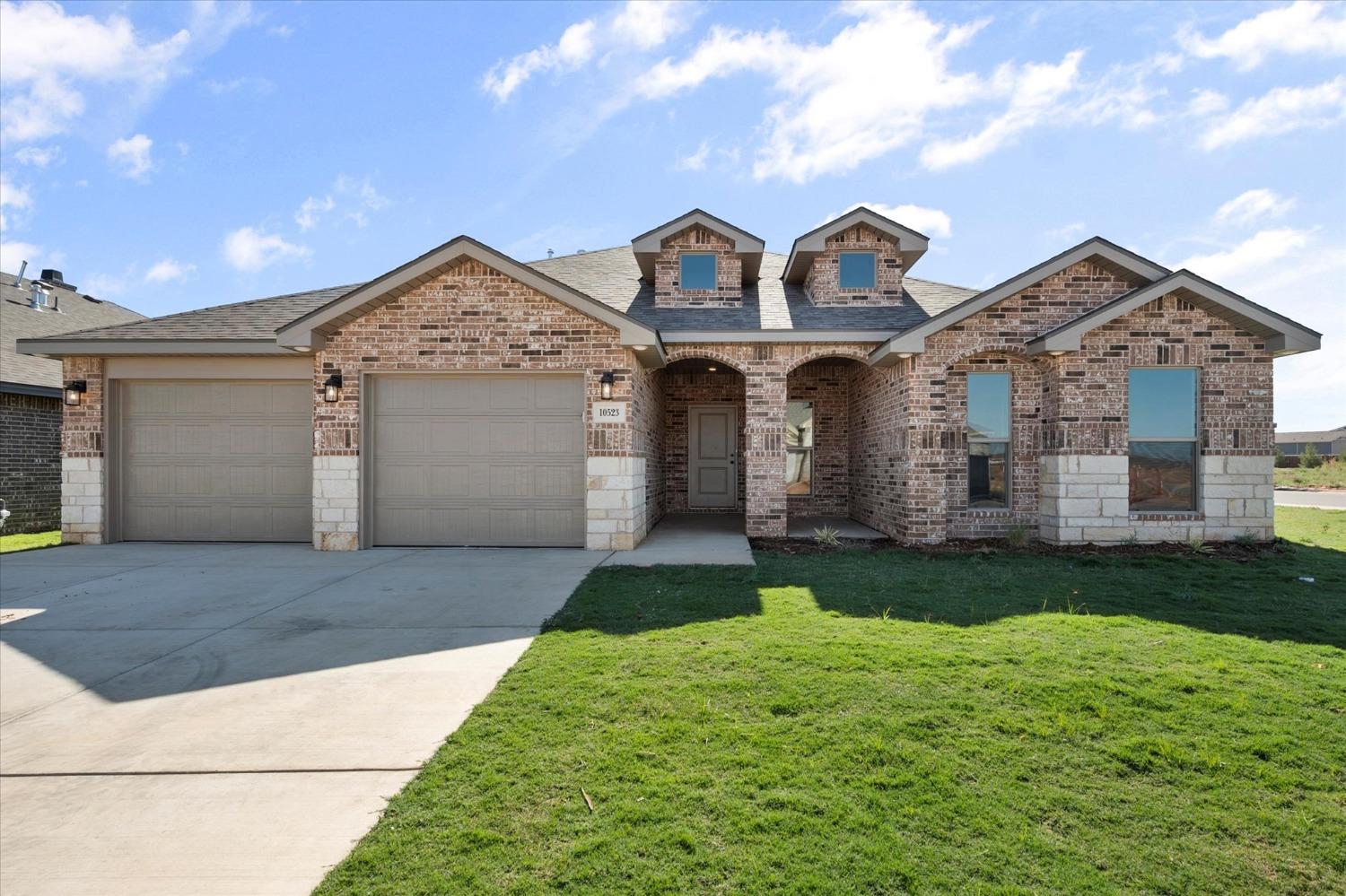 Up to $12K + 5.99% interest rate if we close before 11/20! Located in the Abbey Glenn community, this home is walking distance from United Supermarkets and minutes from H-E-B. A double arch front porch and stone accents will immediately grab your eye. As you walk through the front door, a grand entryway leads into a spacious and bright living space, coupled with a large kitchen island and breakfast nook. Complete with a flex space that offers functionality as a playroom or luxury as a formal dining space, you'll be well on your way to being the premier hosting destination. When it's time to relax, the secluded master suite and standalone tub provide a slice of paradise. If you aren't sold on this 4 bedroom, 3 bathroom new build yet, the full-laundry room, additional storage areas, in-law suite and extra-wide 2-car garage will seal the deal. To make this new home yours, contact us today!